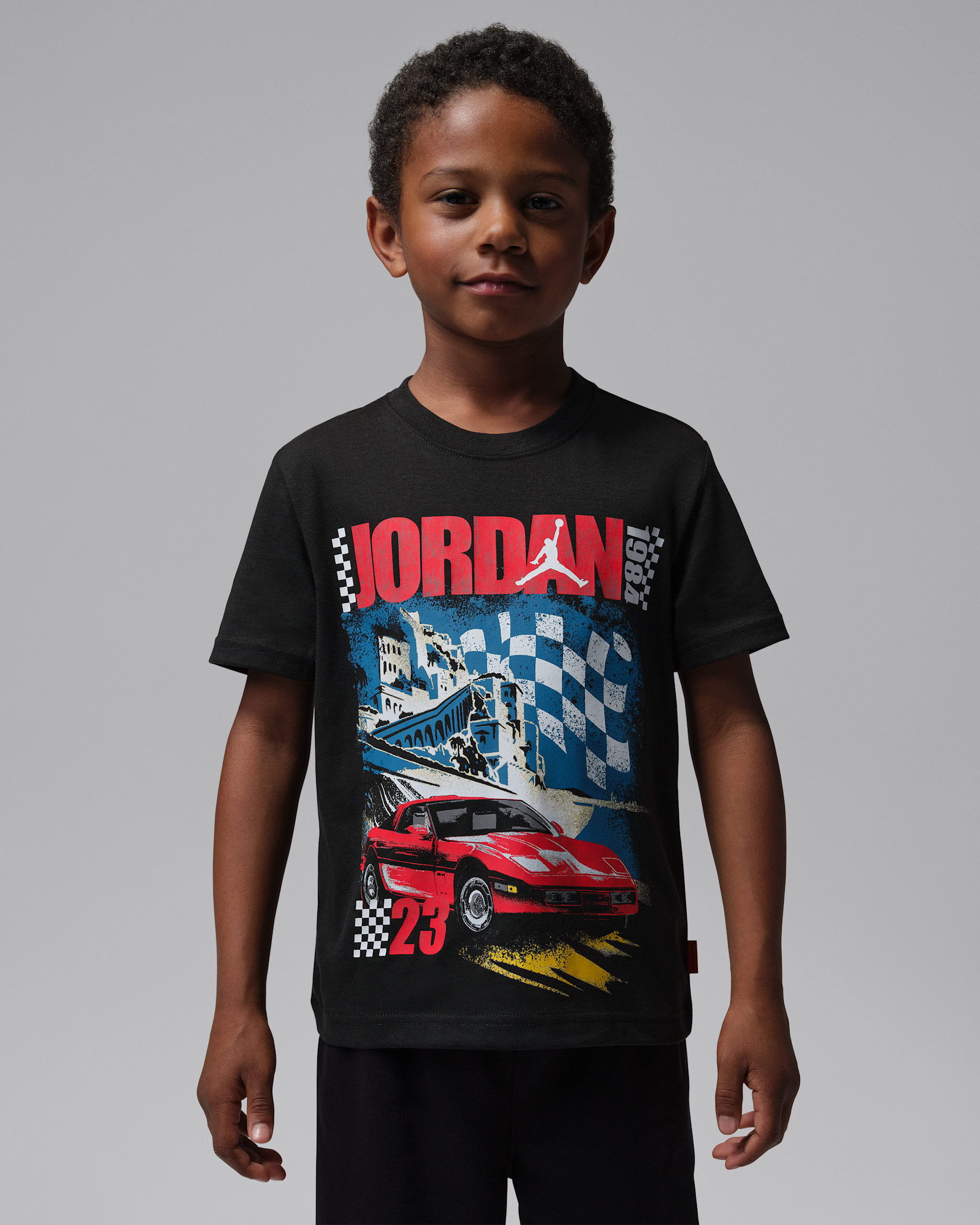 Jordan Little Kids' Brooklyn Auto '84 T-Shirt - Black