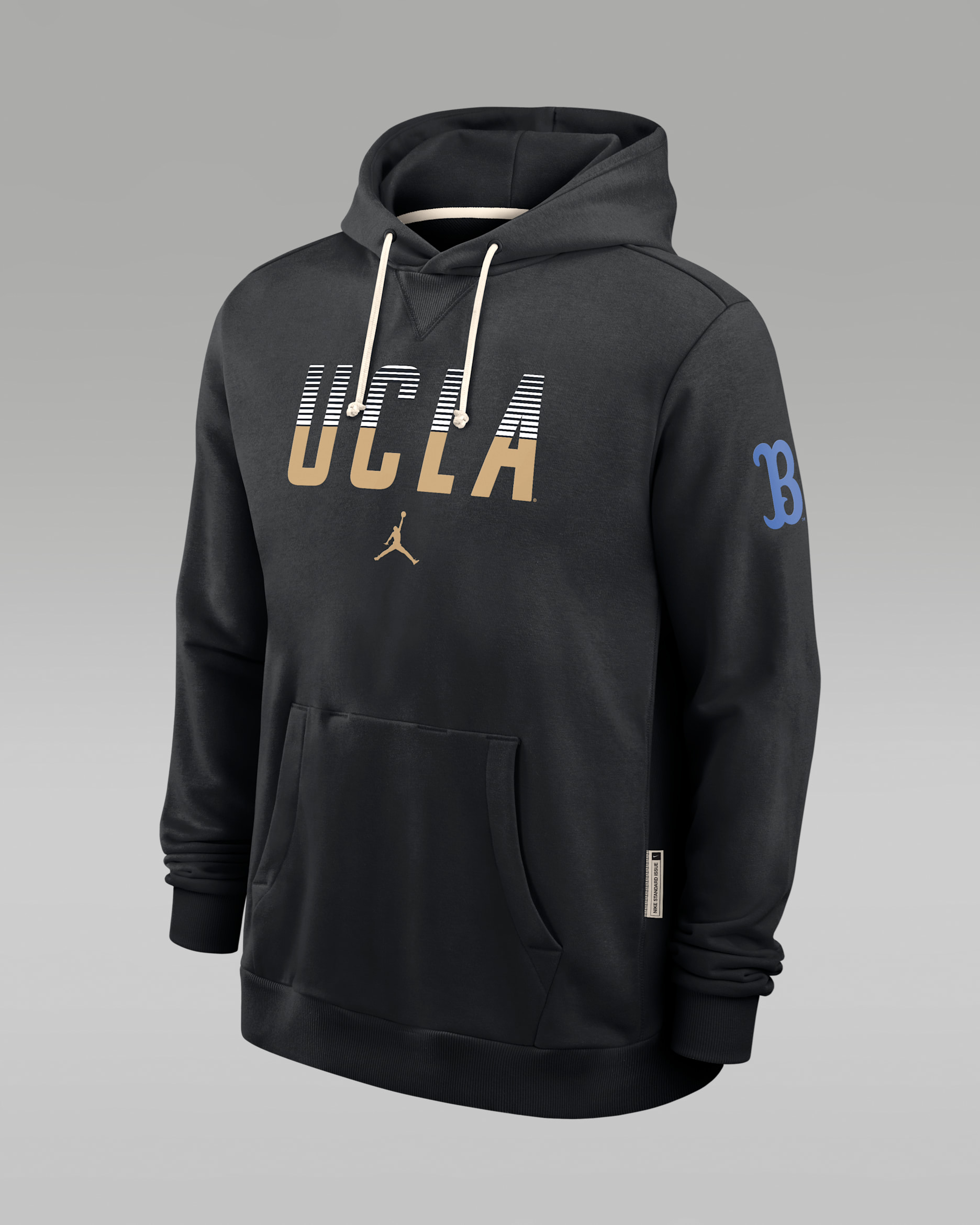 UCLA Sideline Standard Issue Men's Jordan Brand Dri-FIT College Pullover Hoodie - Black