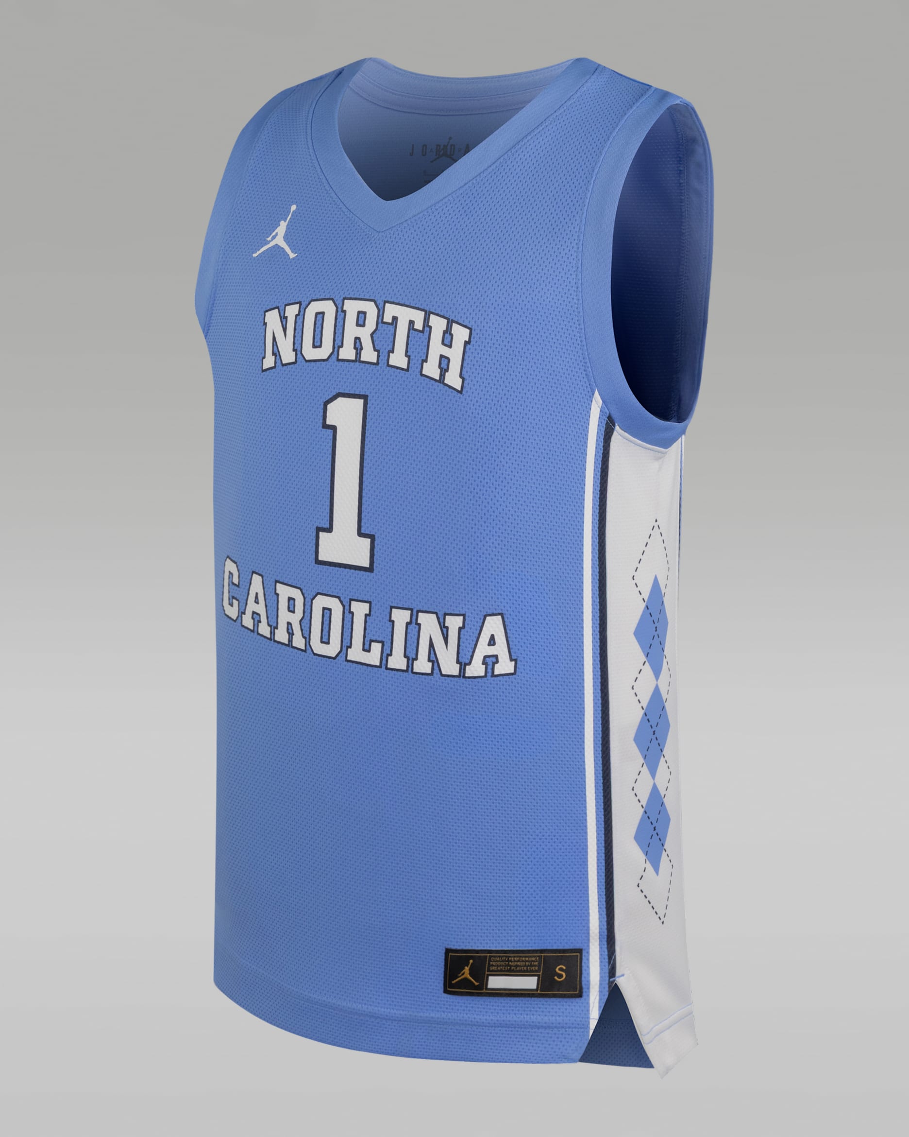 Jersey universitario Nike Dri-FIT Replica para niños talla grande North Carolina Tar Heels - Azul valor
