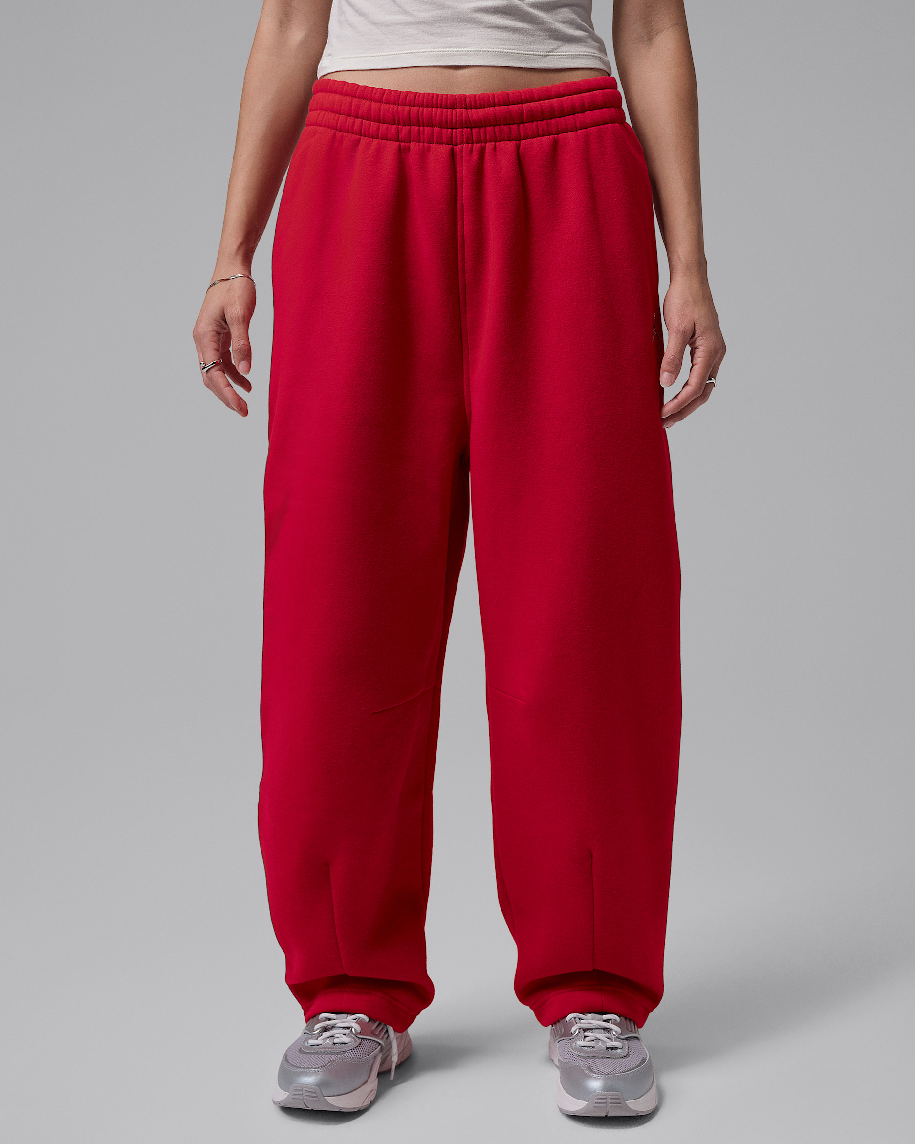 Pants de pierna ancha para mujer Jordan Brooklyn - Rojo gimnasio