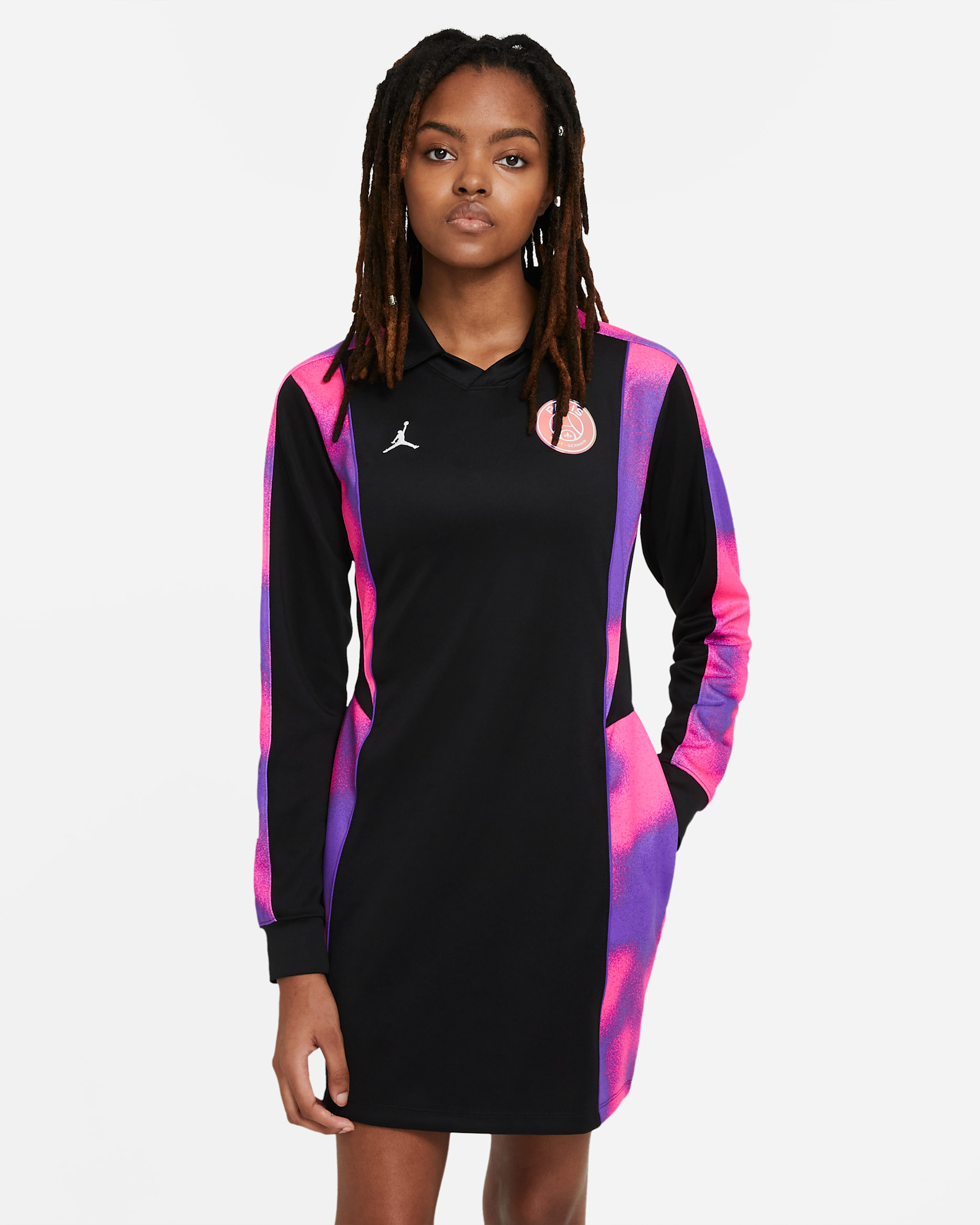 Abito in jersey Paris Saint-Germain - Donna - Nero
