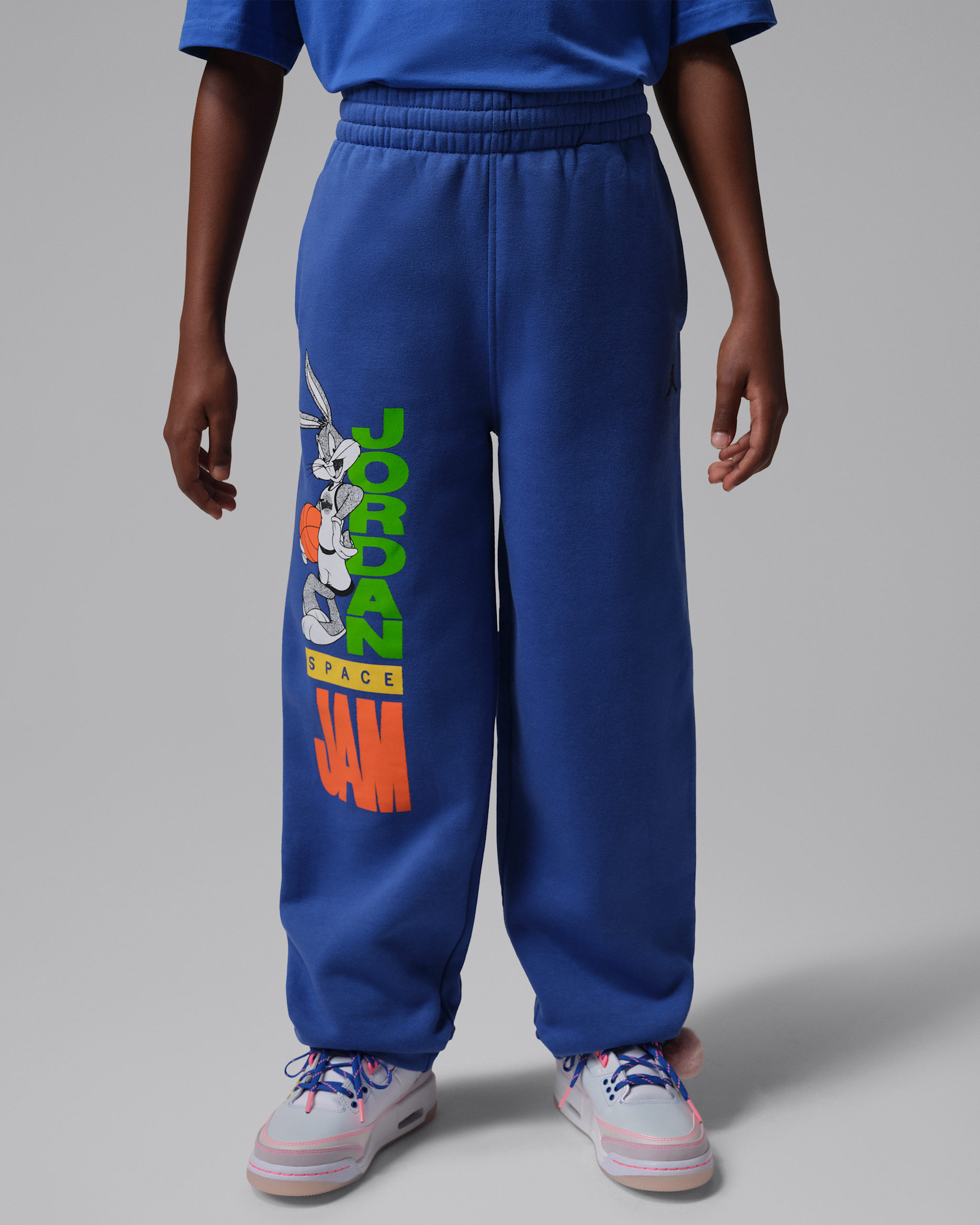 Jordan Pantalons de teixit Fleece Space Jam 30 Bugs - Nen/a - Varsity Royal