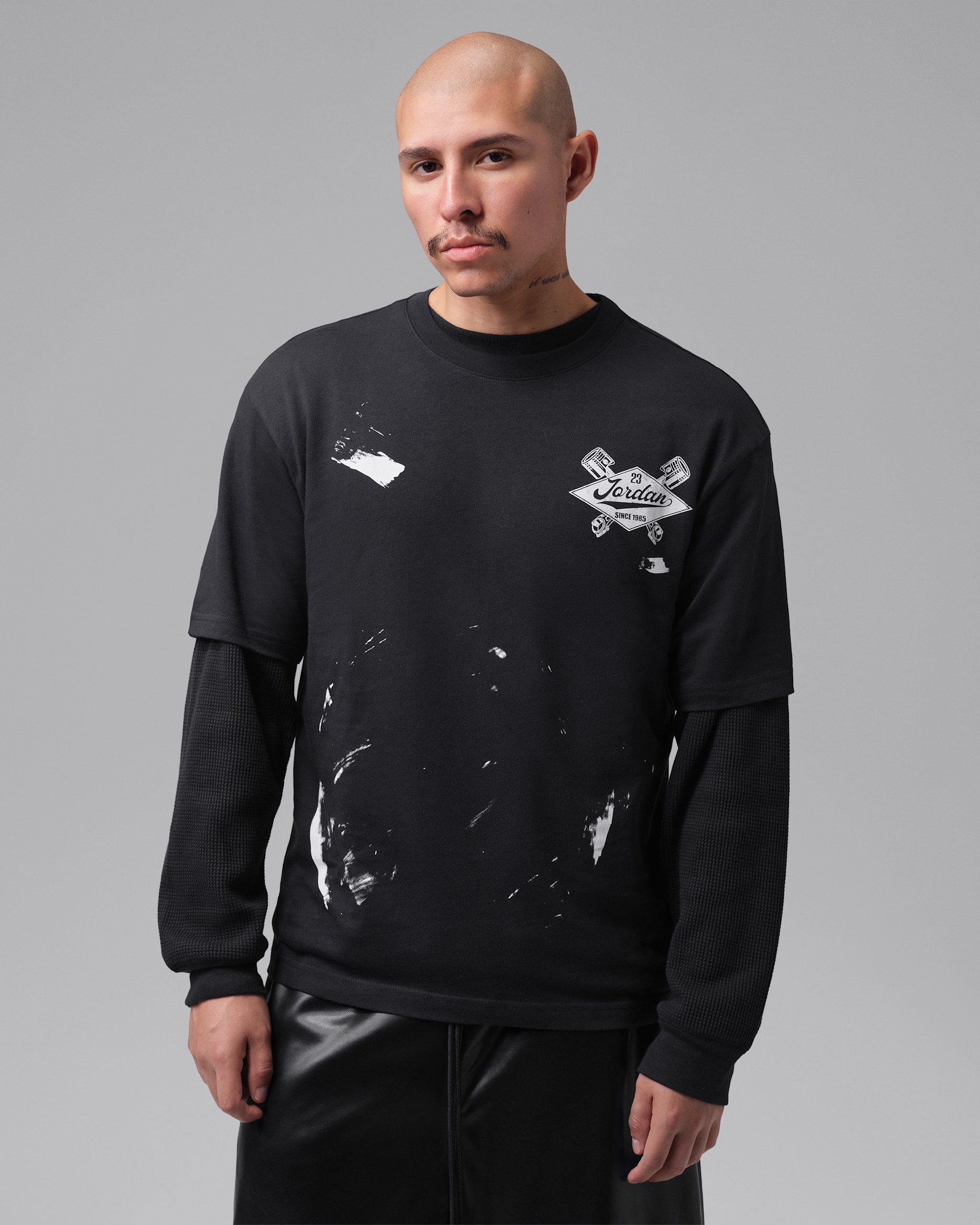 Jordan Brooklyn Men's Graphic T-Shirt - Black