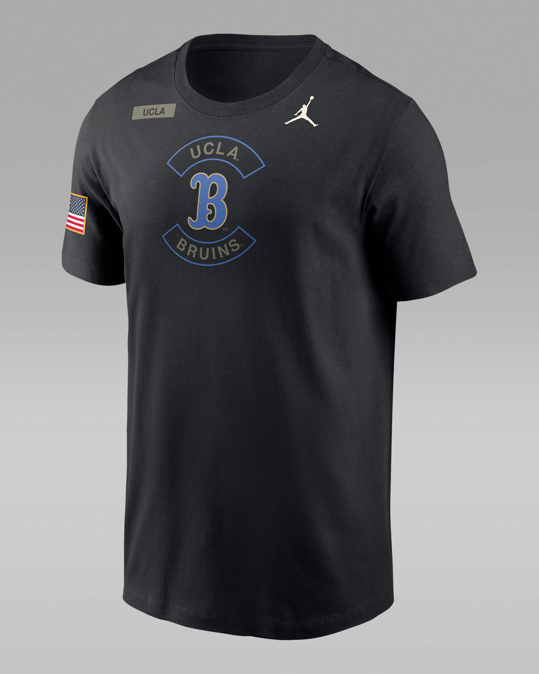 UCLA Military Appreciation Men's Jordan Brand Dri-FIT College T-Shirt - Black