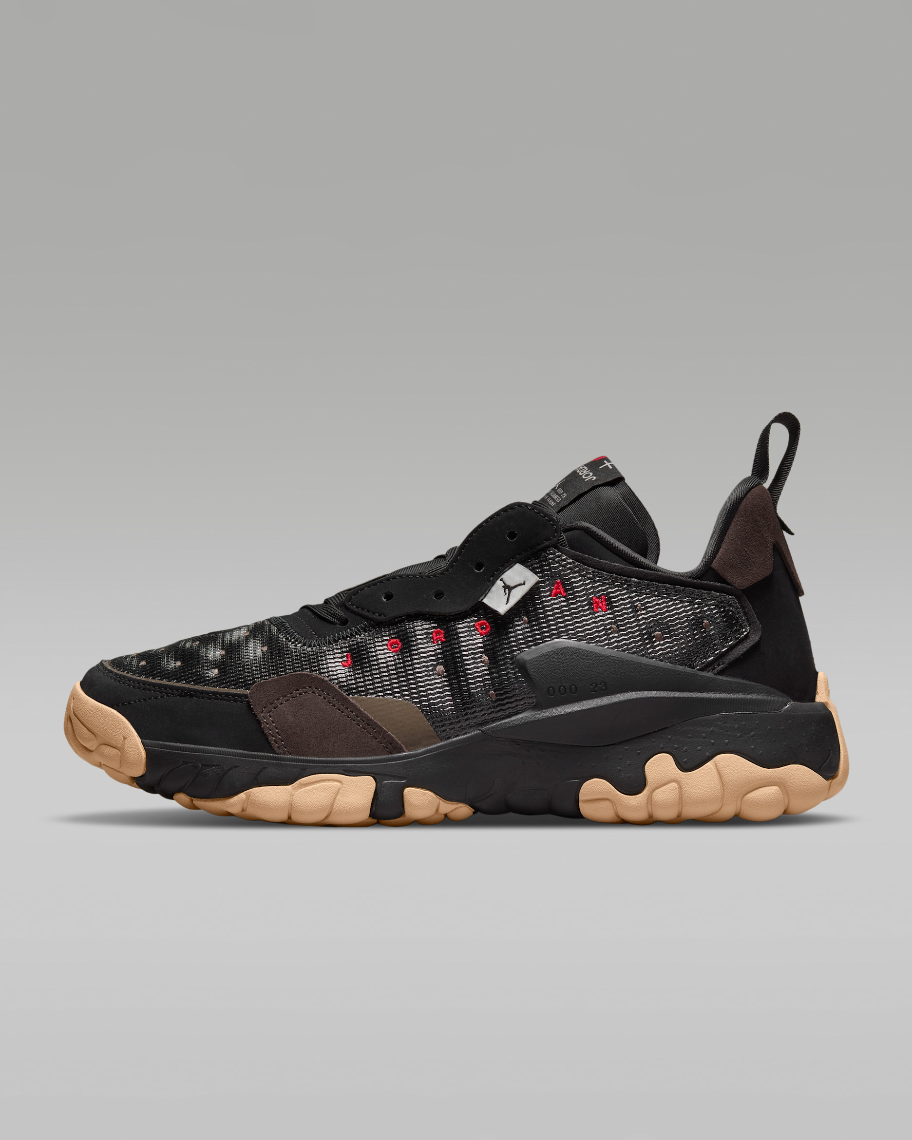 Buty męskie Jordan Delta 2 - Czerń/Velvet Brown/Ironstone/University Red