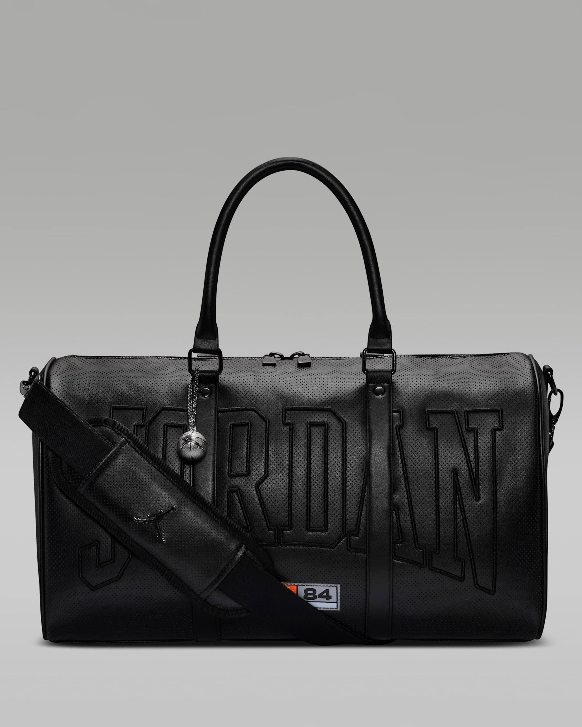 Jordan Perforated Duffel (25L) - Black