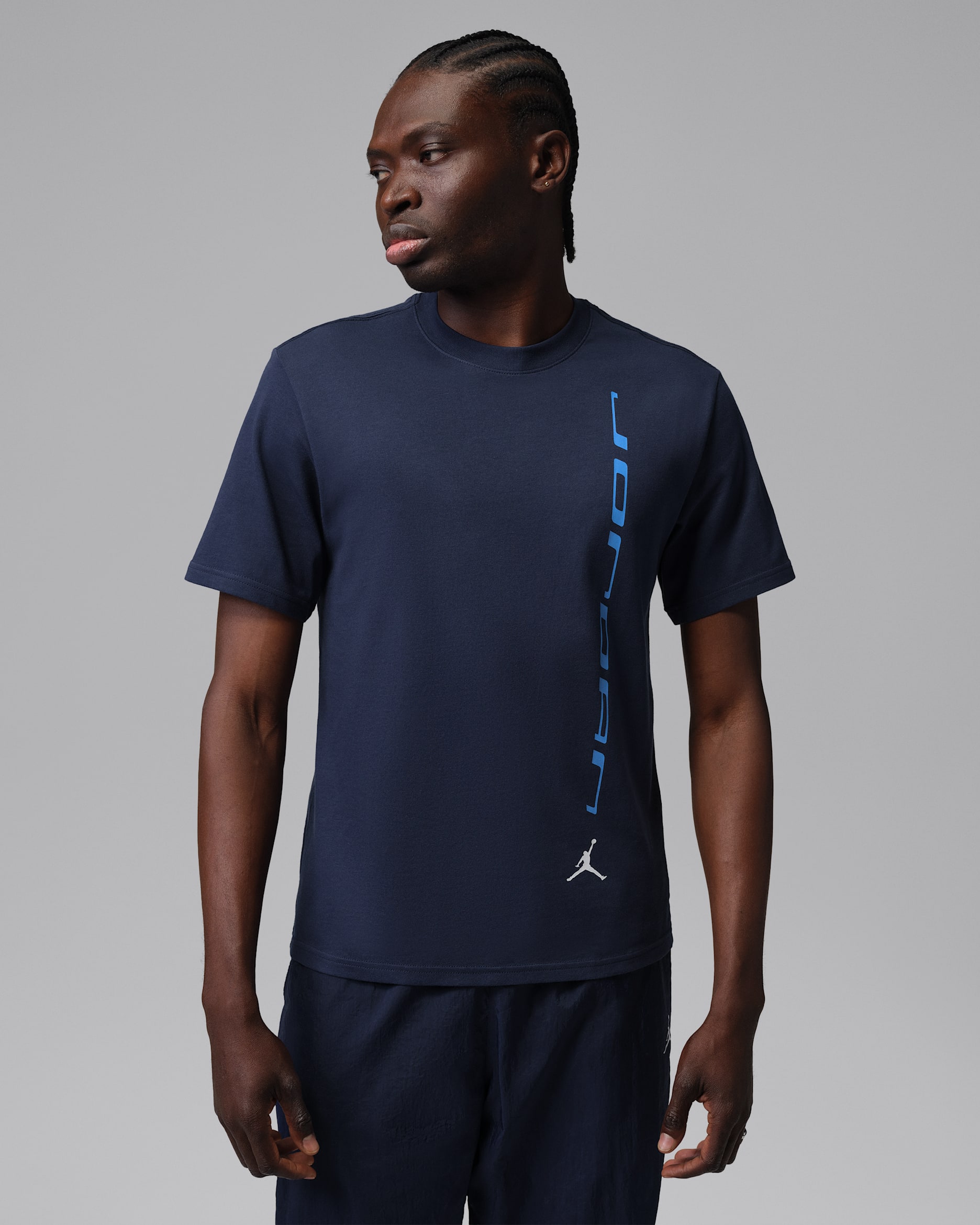 Jordan Sport Men's Dri-FIT T-Shirt - Midnight Navy/University Blue/White