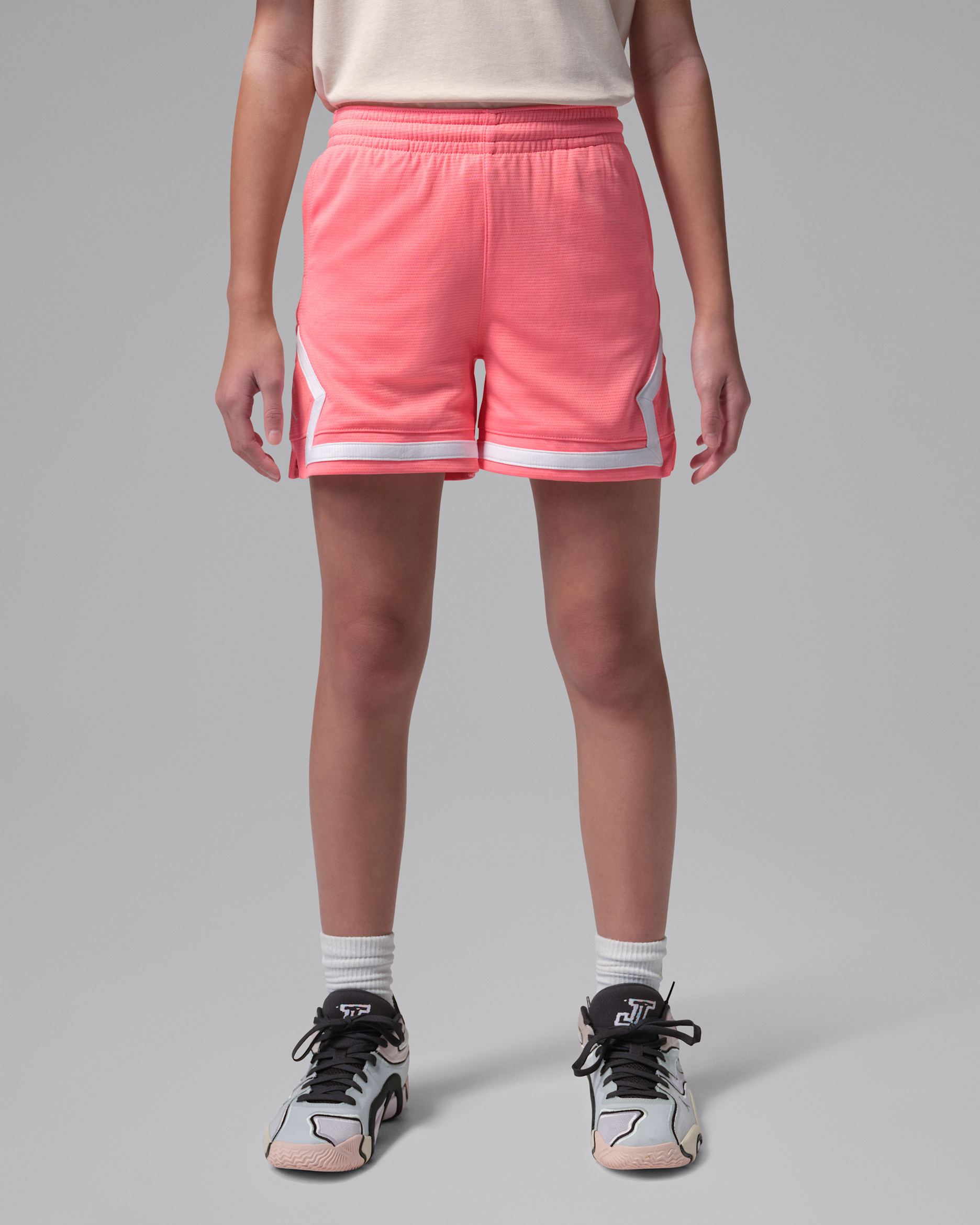 Shorts Diamond Dri-FIT para niños talla grande Jordan - Rosa mirada