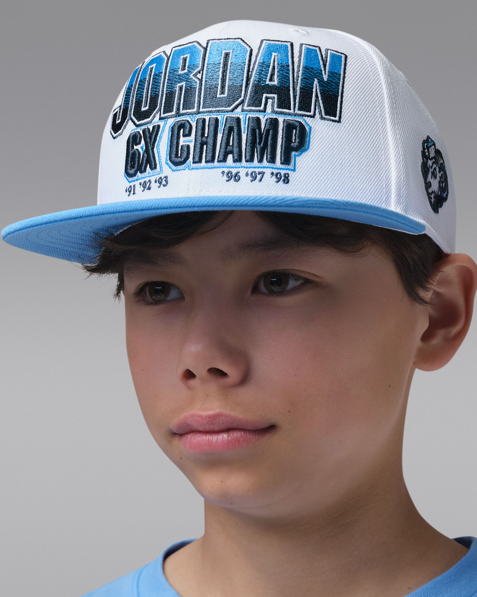Gorra Jordan AJ11 GOAT University Blue Retro Pro - Azul universitario/Blanco
