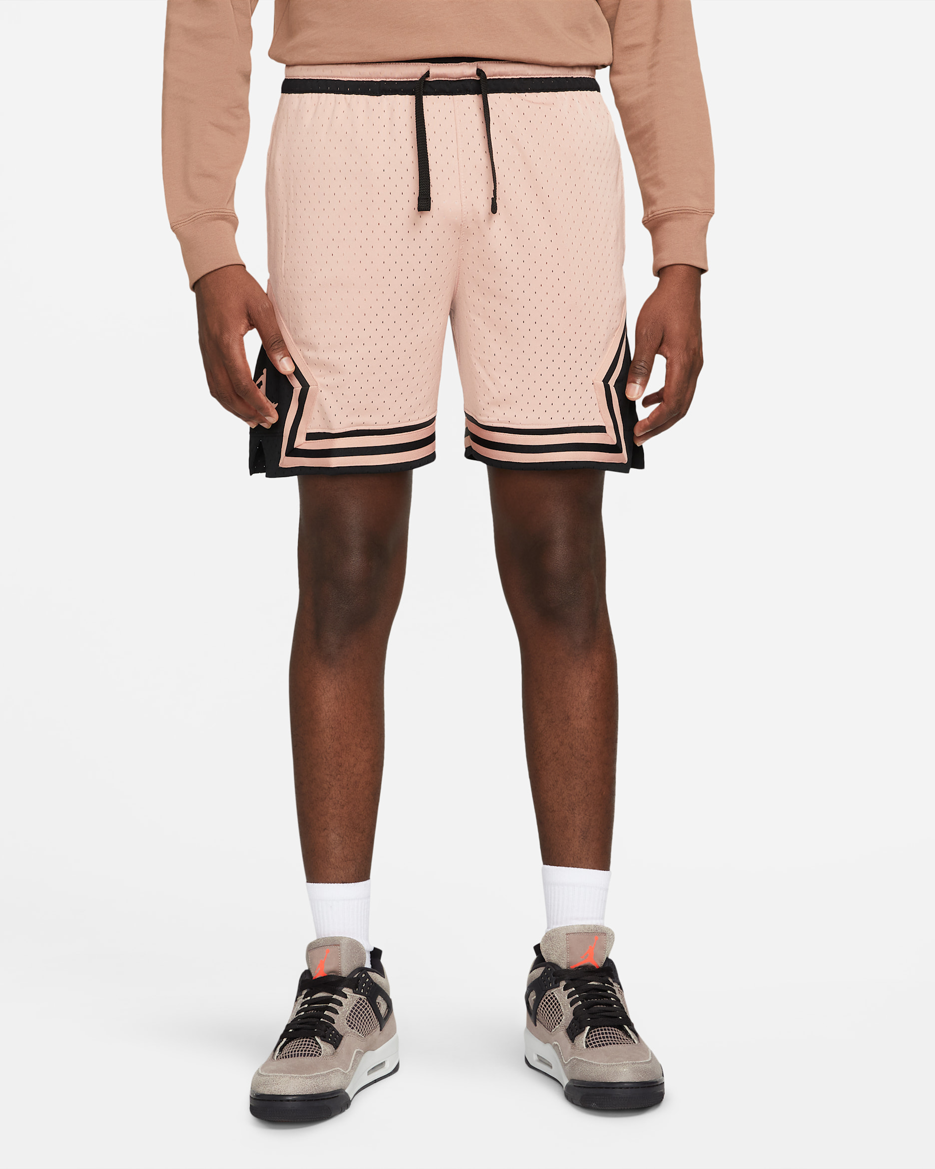 Jordan Sport Dri-FIT Men's Diamond Shorts - Rose Whisper/Black/Rose Whisper/Rose Whisper
