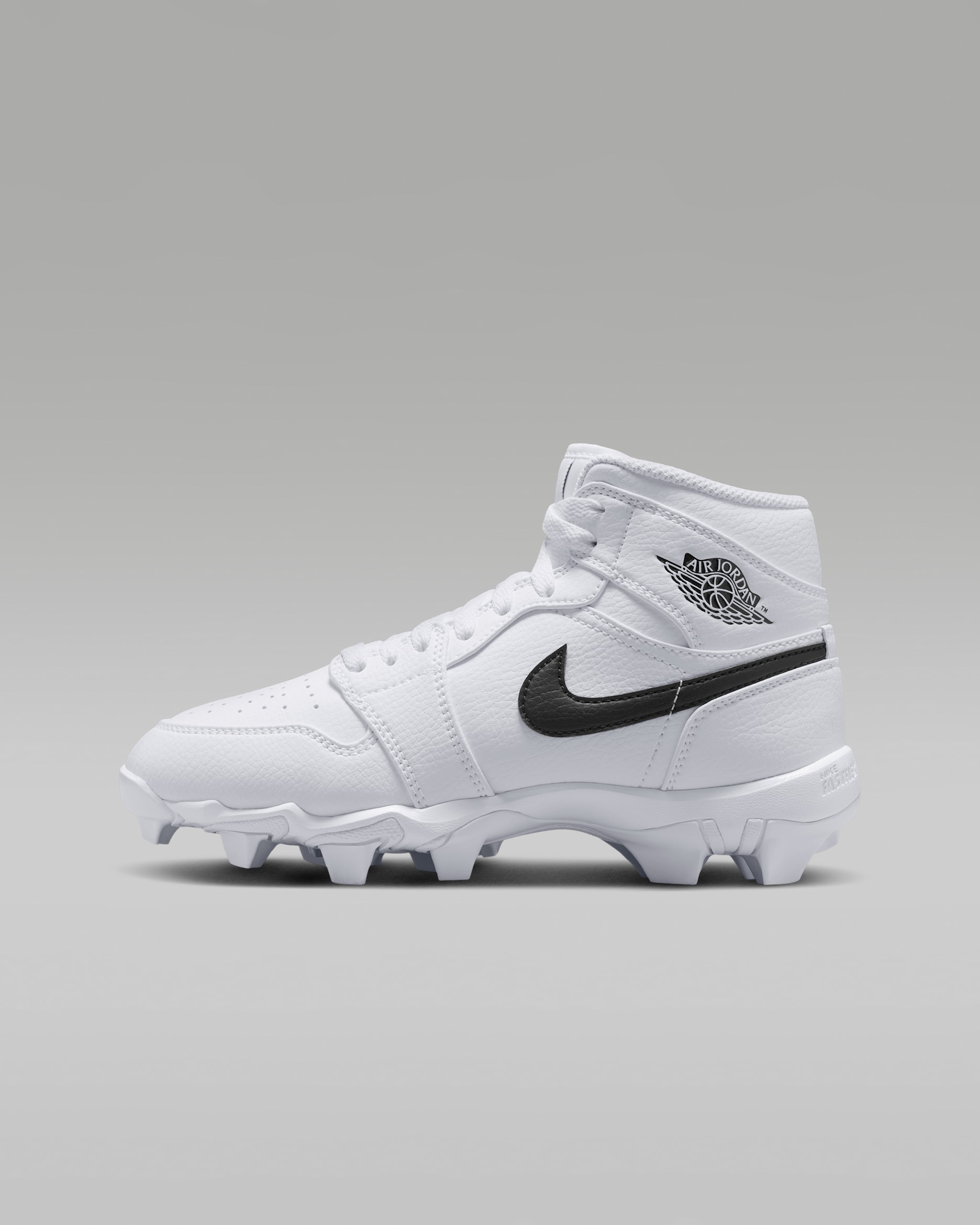 Tacos para niños talla pequeña/grande Jordan 1 Mid - Blanco/Negro/Negro
