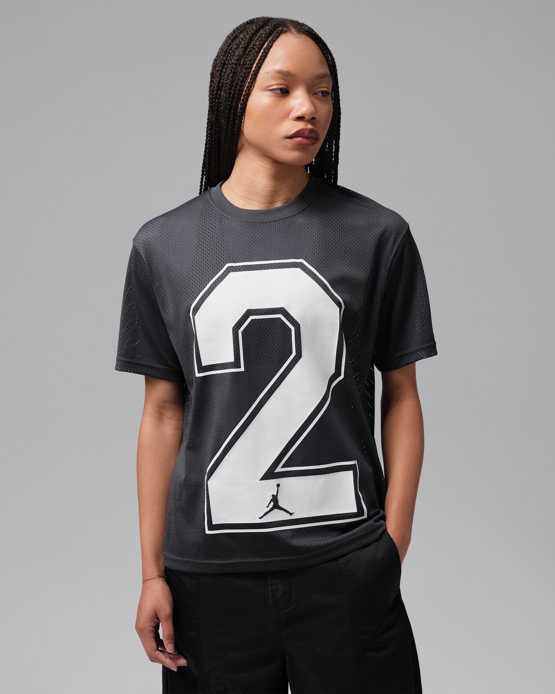 Playera Girlfriend para mujer Jordan Flight - Antracita