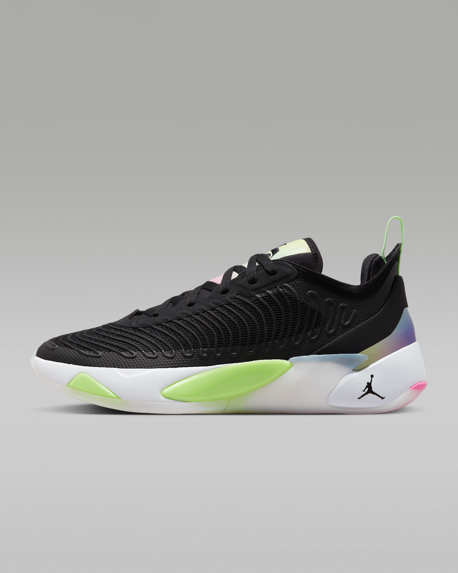 Luka 1 PF Men's Basketball Shoes - Black/Lime Glow/Green Glow/Black