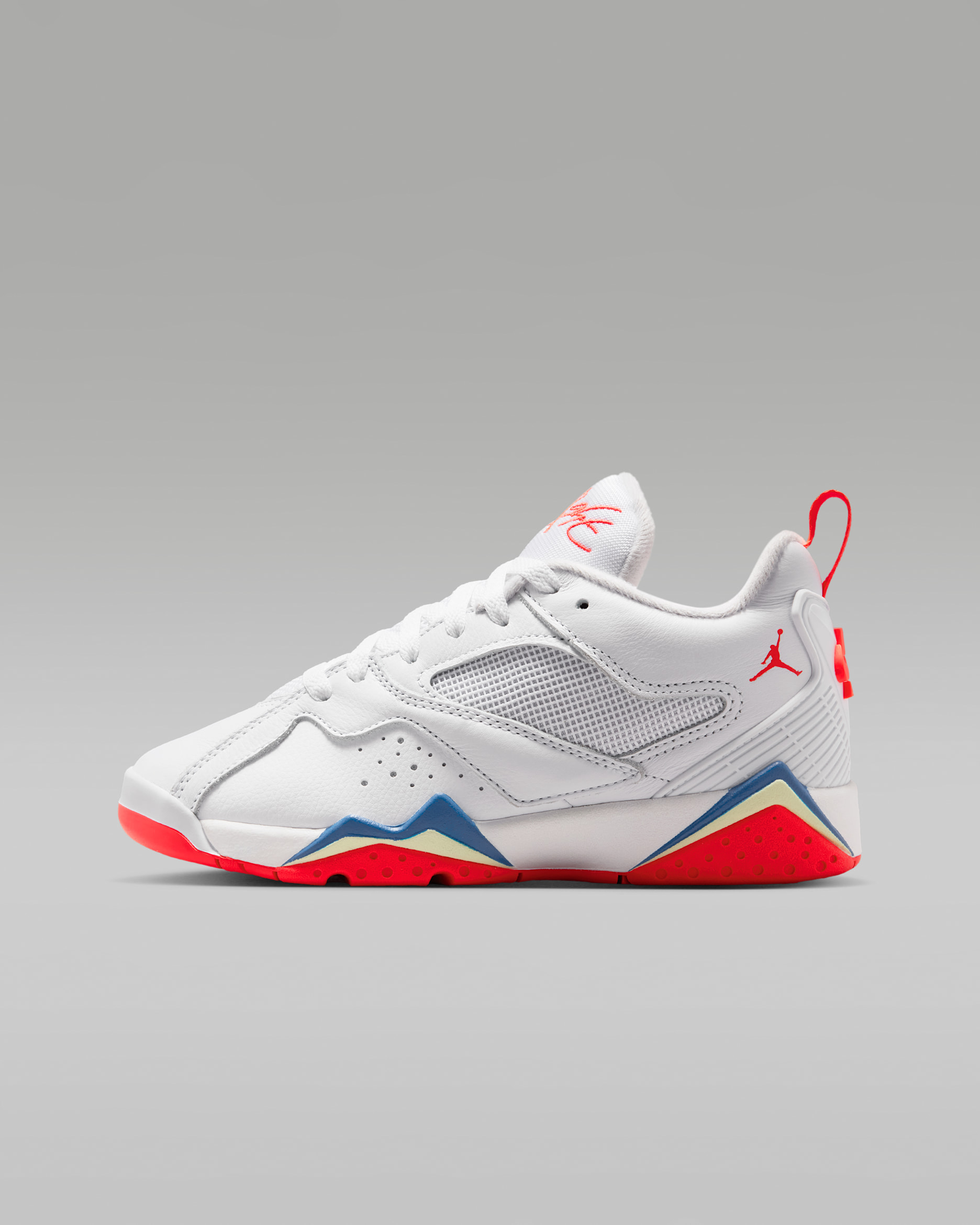 Tenis para niños grandes Air Jordan MVP 92 - Blanco/Gris vasto/Royal juego/Infrarrojo 23