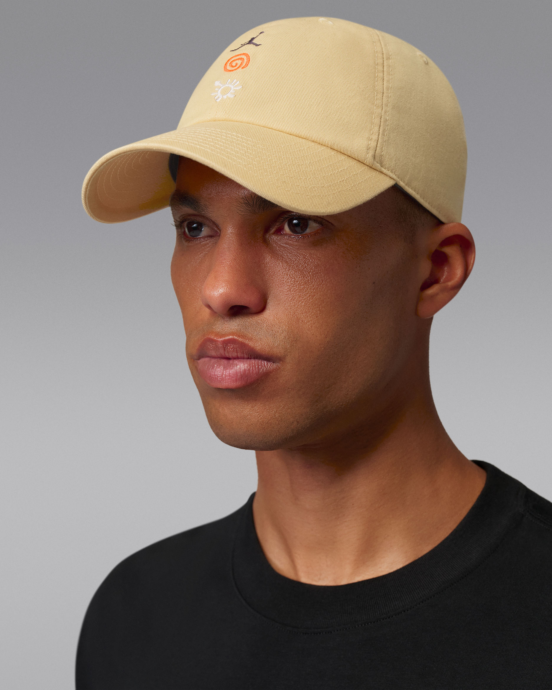 Jordan Club Adjustable Festival Hat - Lemon Wash/Off-Noir