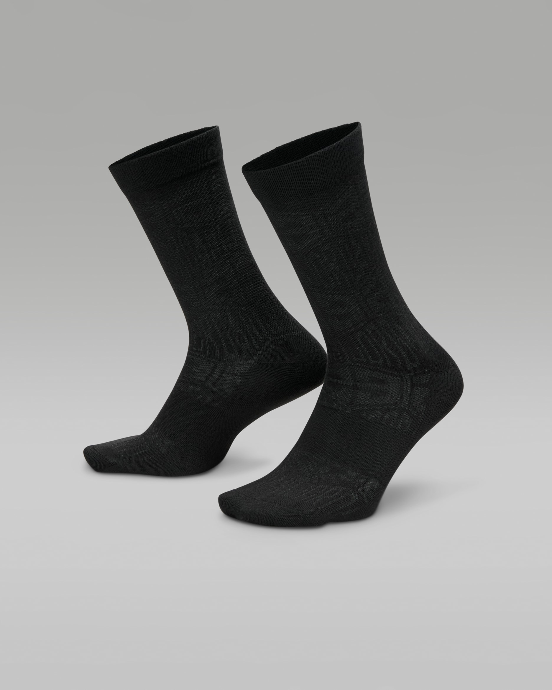 Jordan Everyday Essential Crew Socks (1 Pair) - Black/Dark Smoke Grey