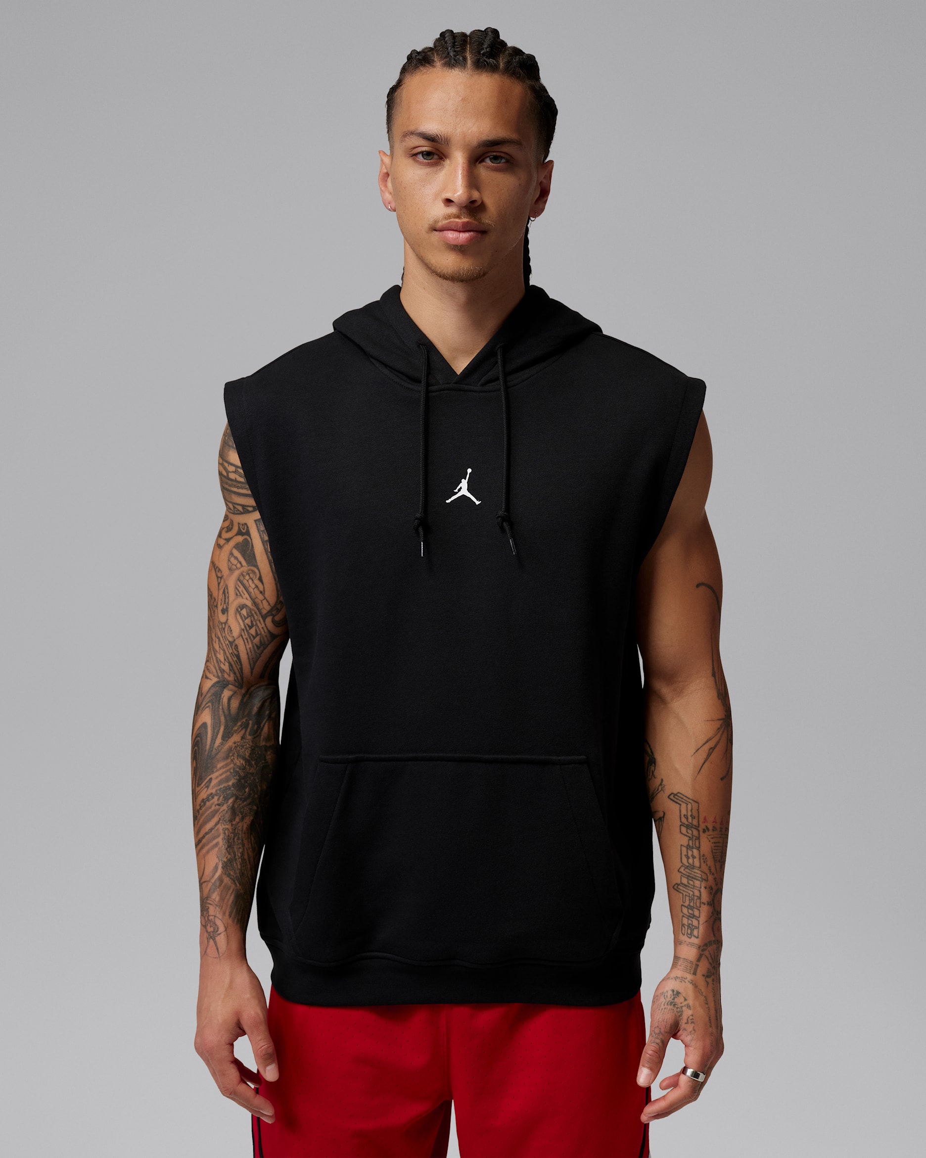 Jordan Sport Crossover Men's Dri-FIT Sleeveless Pullover Hoodie - Black