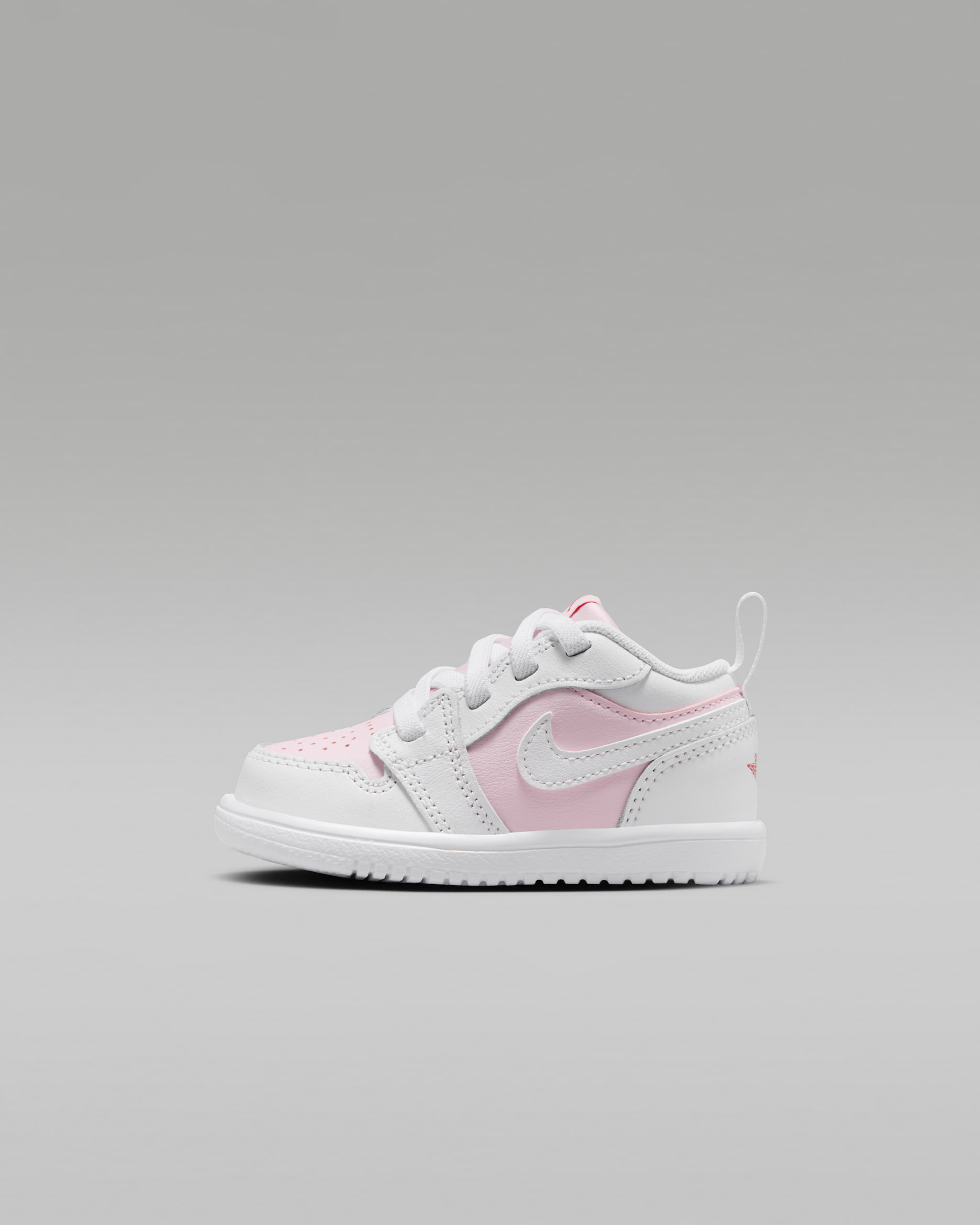 Jordan 1 Low Alt Baby/Toddler Shoes - Pink Foam/Fire Red/White