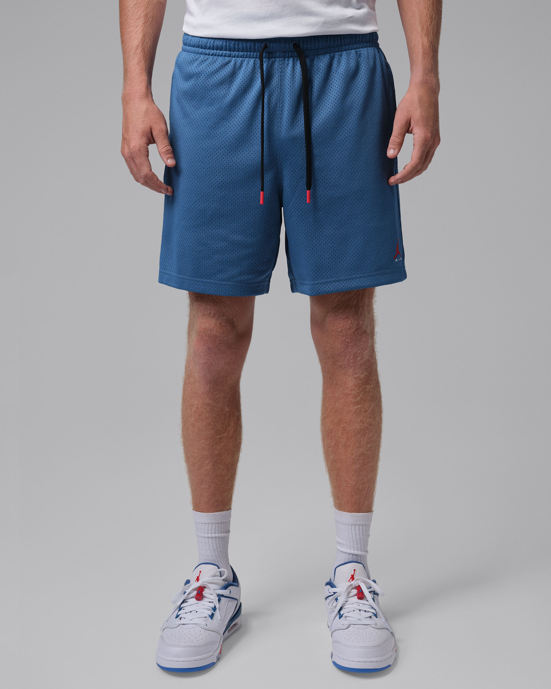 Shorts de malla para hombre Jordan Brooklyn - Azul genuino/Rojo universitario