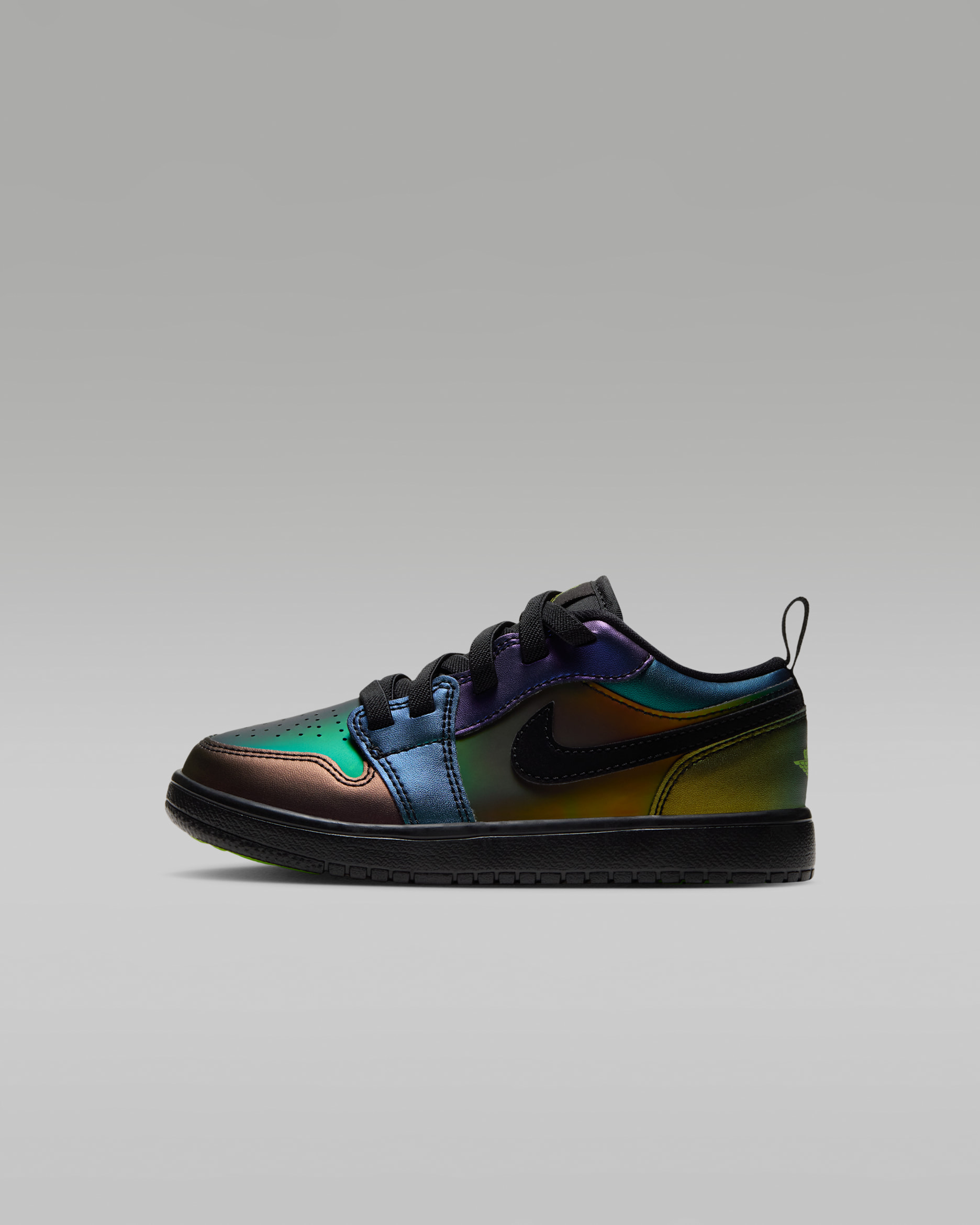 Jordan 1 Low Alt Little Kids' Shoes - Black/Yellow Zest/Action Green