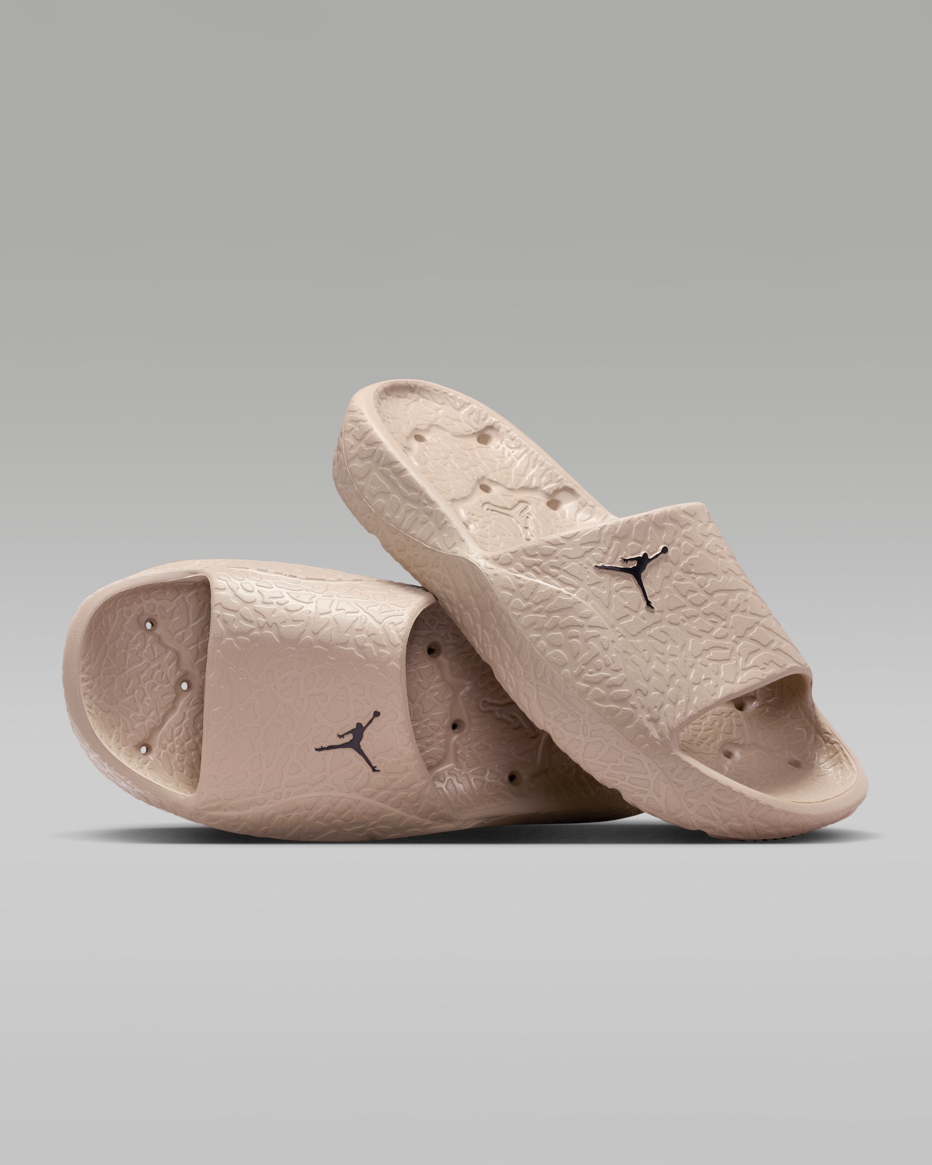 Jordan Franchise Chanclas para la ducha - Caqui/Negro