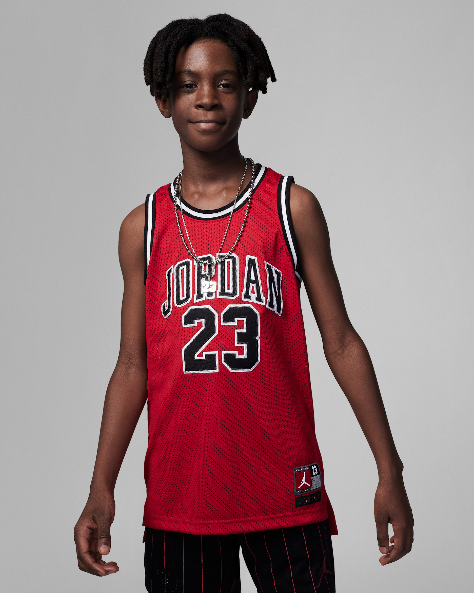 Jordan Older Kids' (Boys') Tank - Gym Red