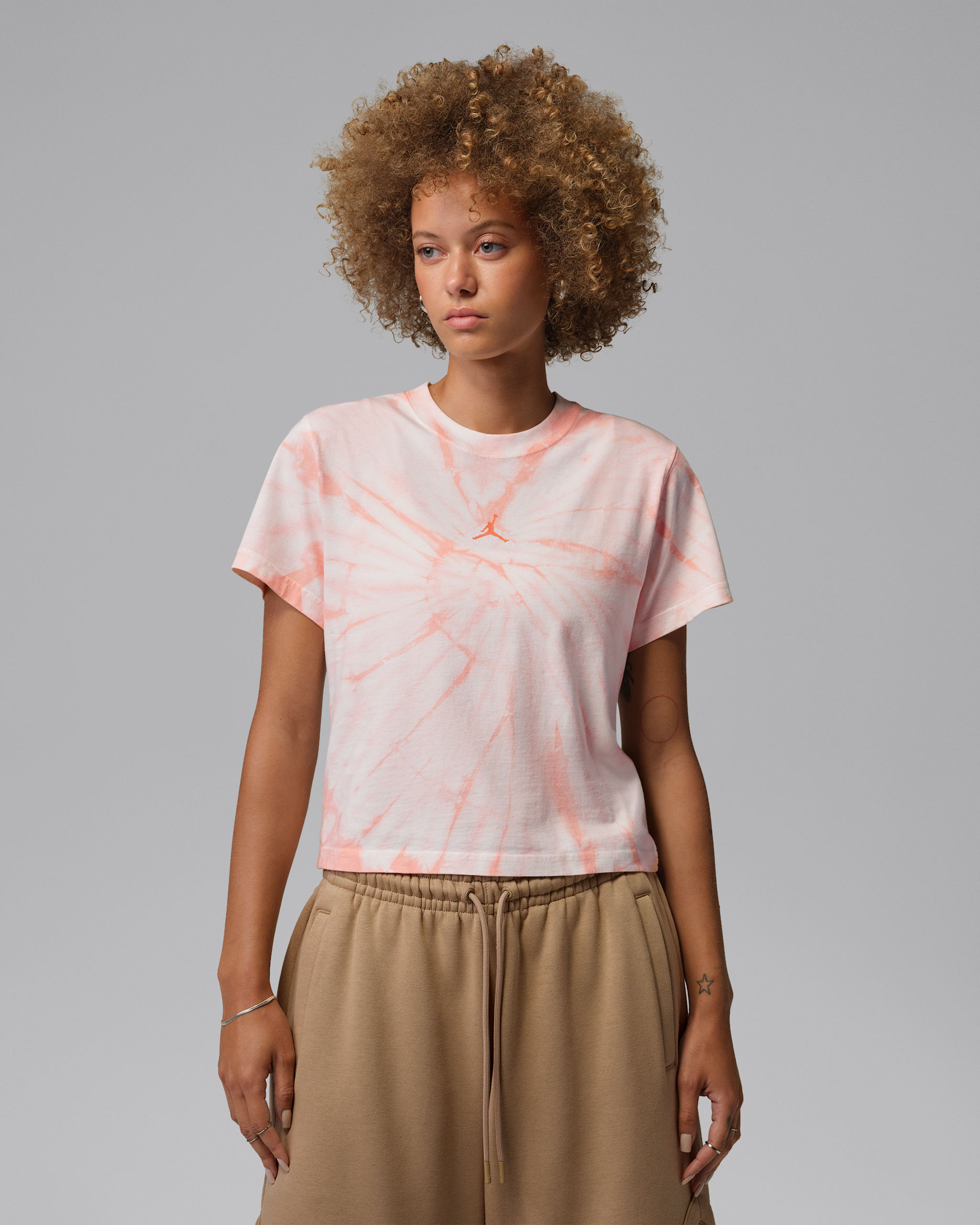Jordan Brooklyn Women's Graphic T-Shirt - Sail/Cone