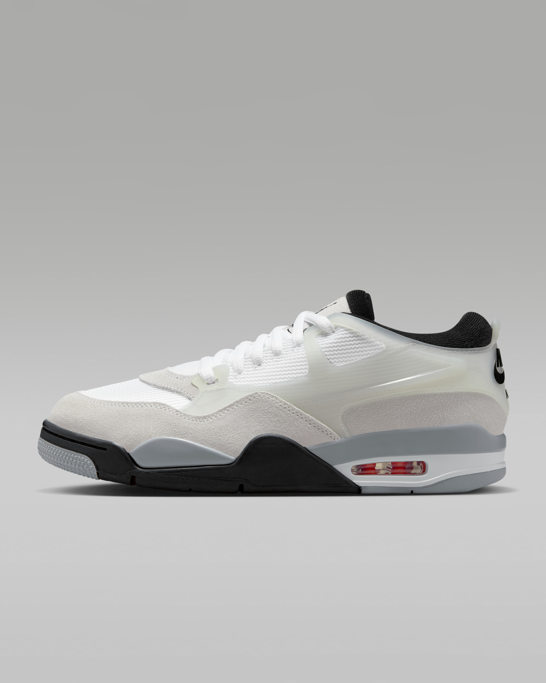 Air Jordan 4 RM Men's Shoes - White/Infrared 23/Light Smoke Grey/Black
