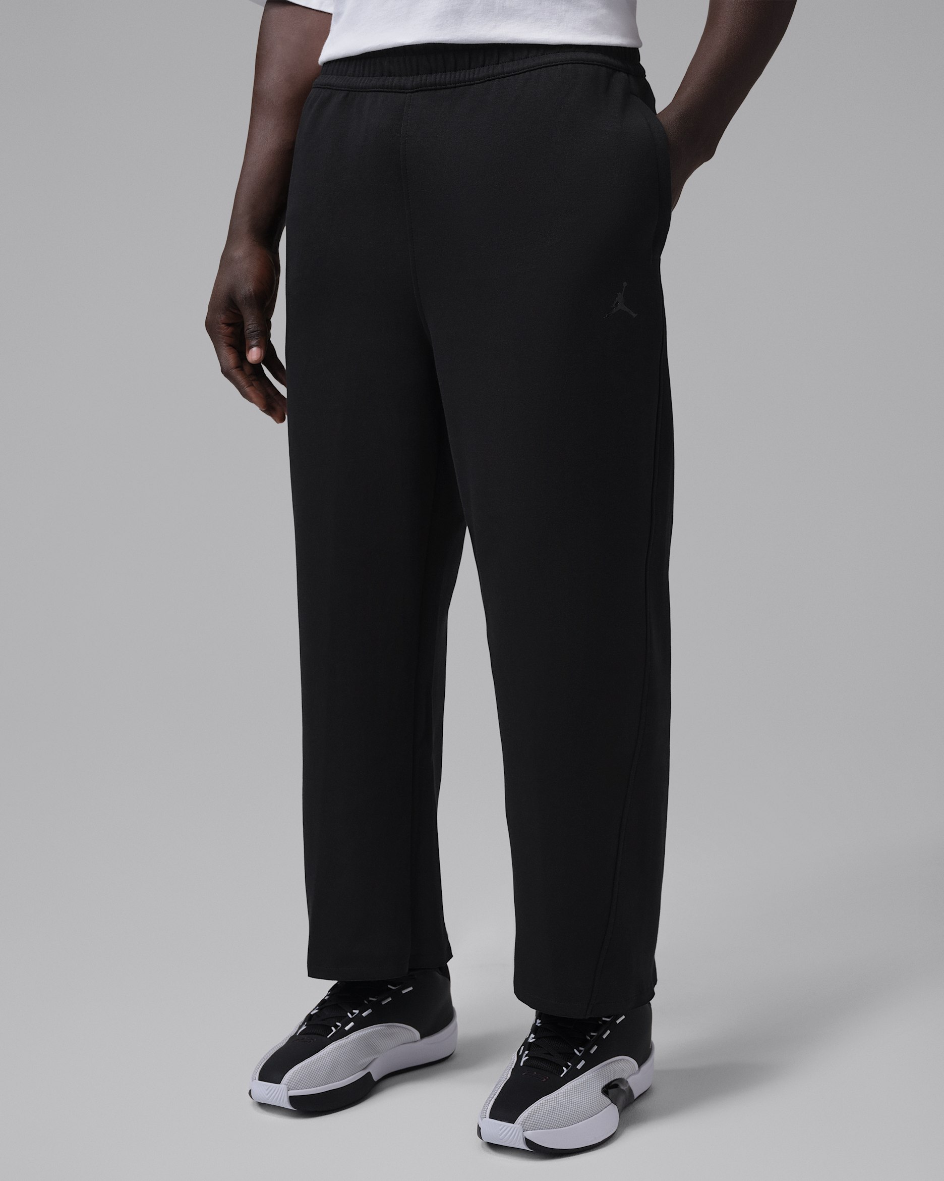 Jordan Sport Hoop Fleece Dri-FIT-bukser til mænd - sort