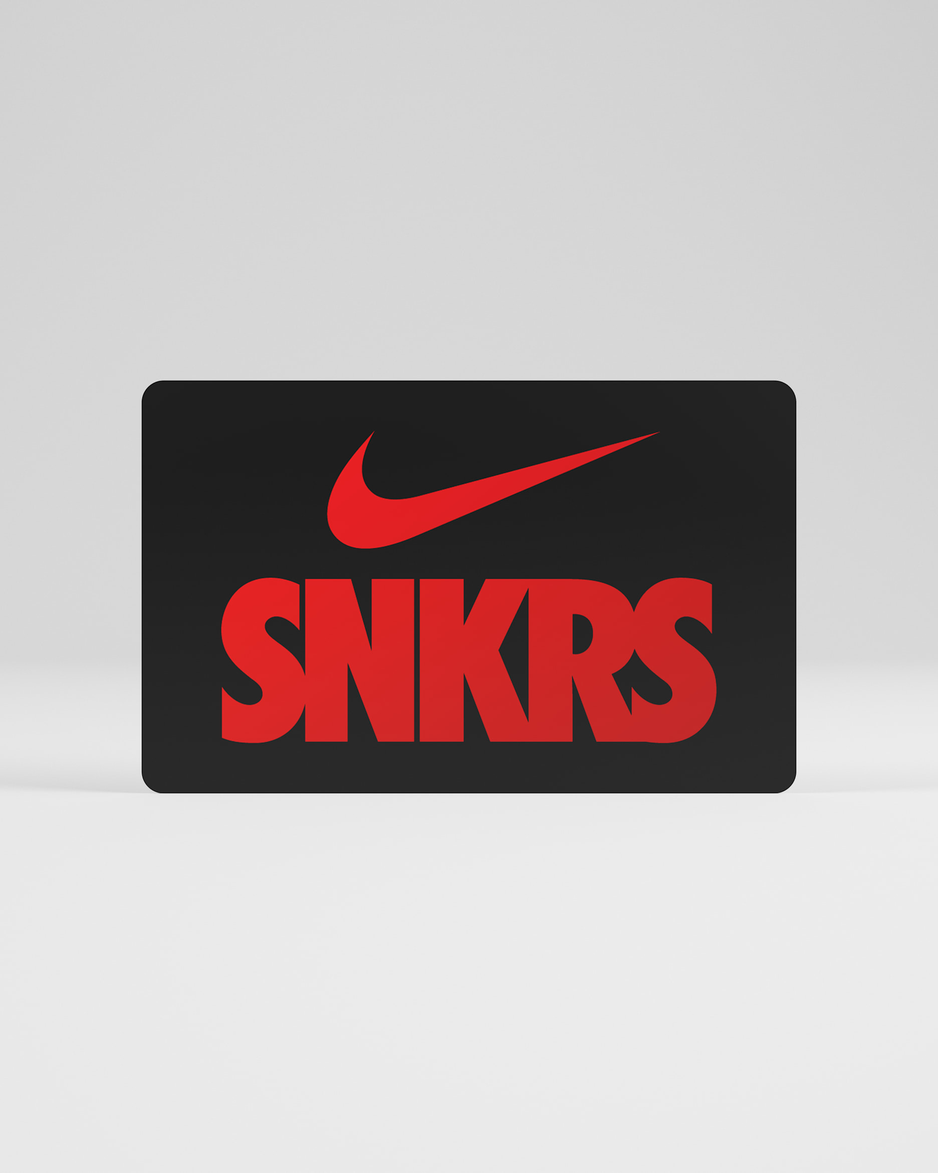 Nike Gift Card Mailed in a Mini Nike Shoebox - Black