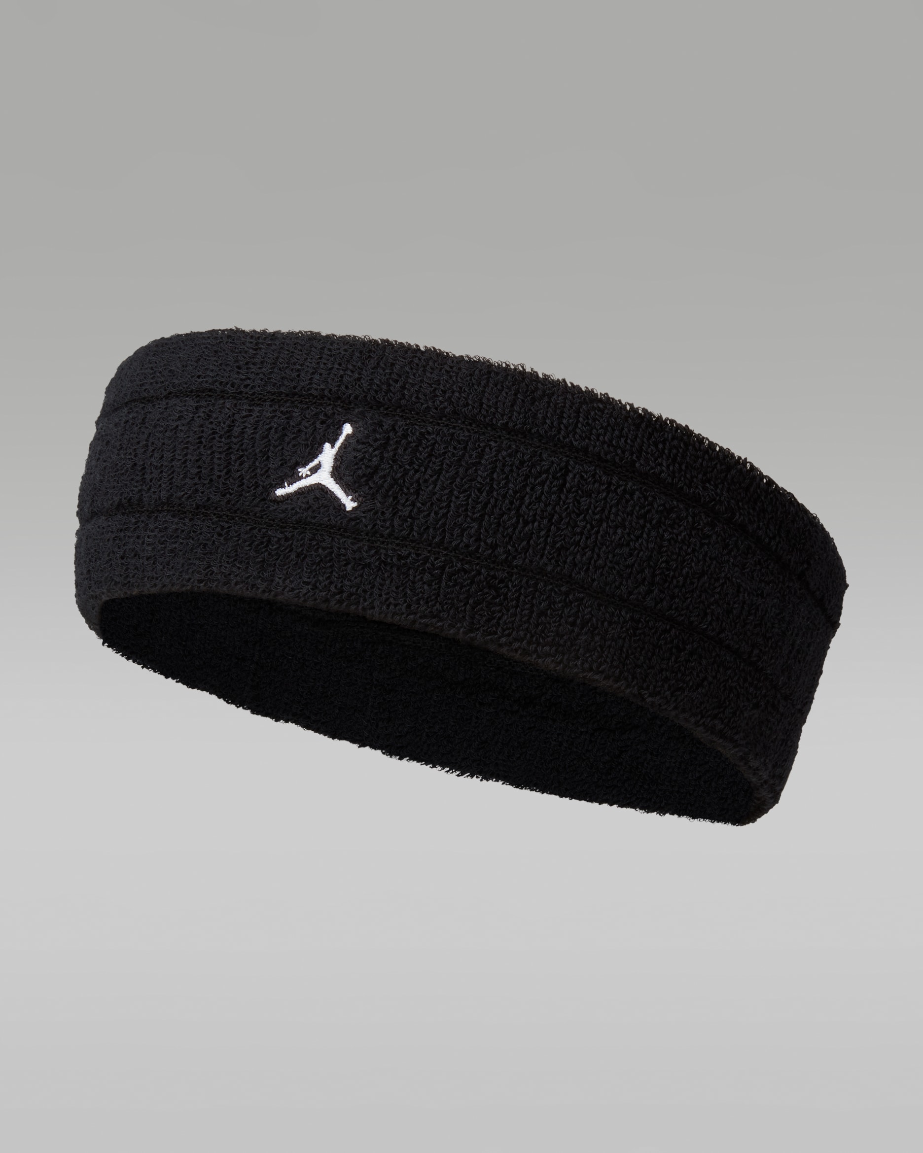 조던 테리 헤드밴드 - 블랙/블랙/화이트