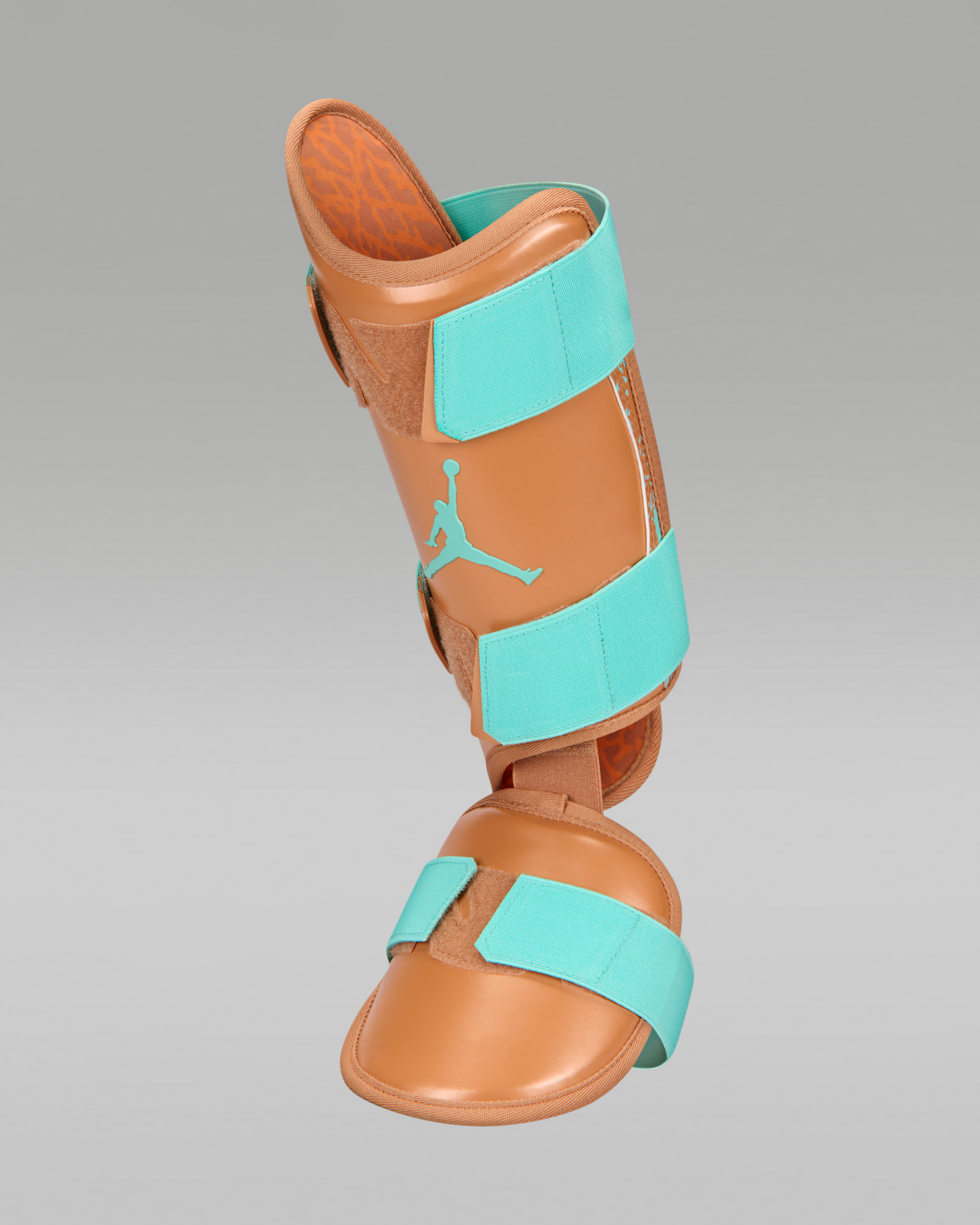 Jordan Fly Baseball Batter's Leg Guard (Right-Handed Hitter) - Metallic Copper/Russet/Hyper Turquoise