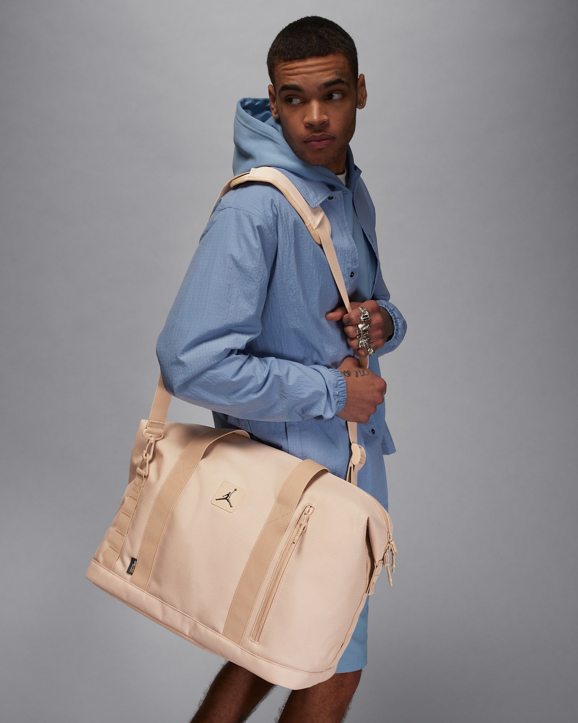 Jordan Flight Duffle Bossa d'esport (40 l) - Legend Medium Brown/Negre