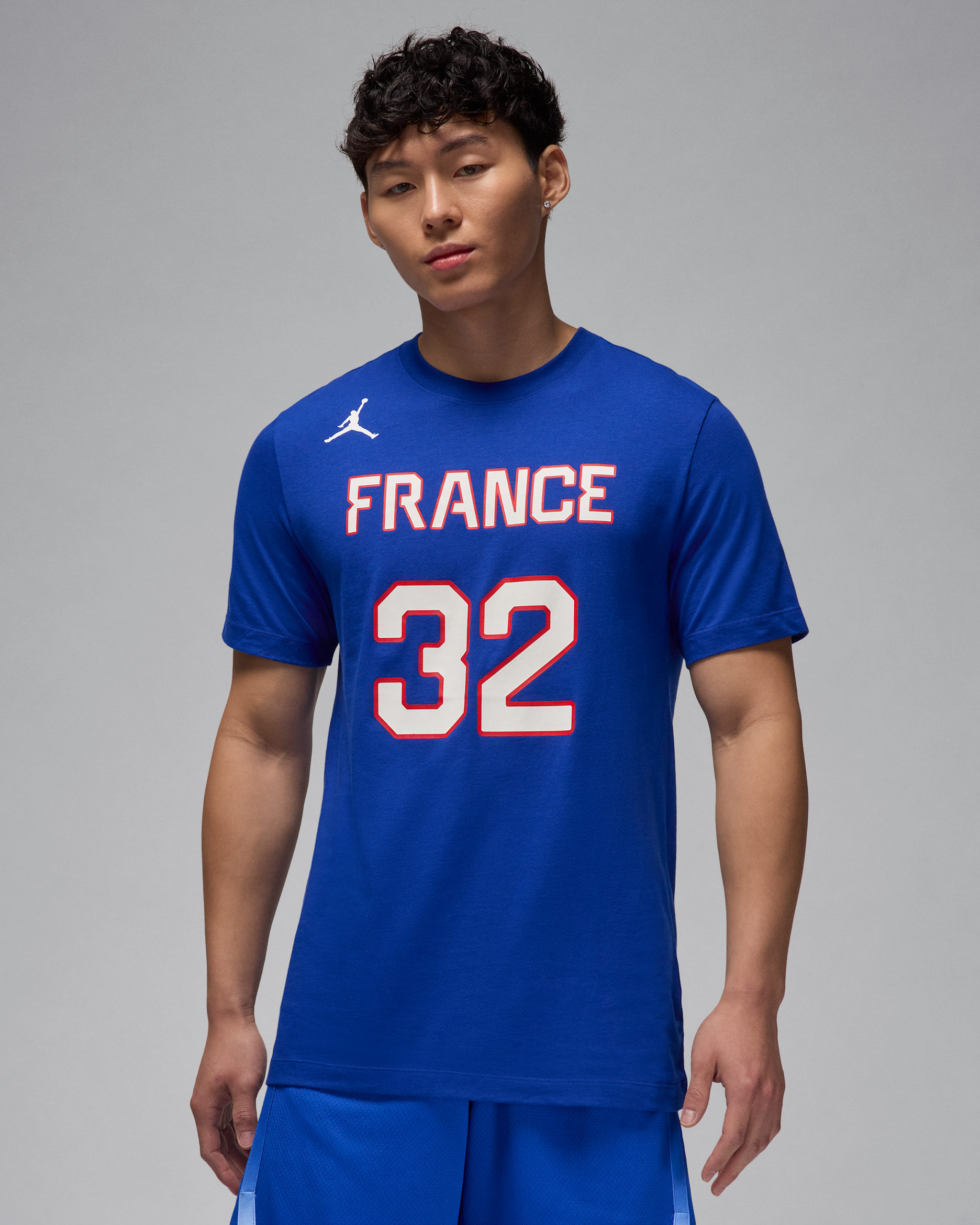 Victor Wembanyama France Men's Nike Basketball T-Shirt - Old Royal