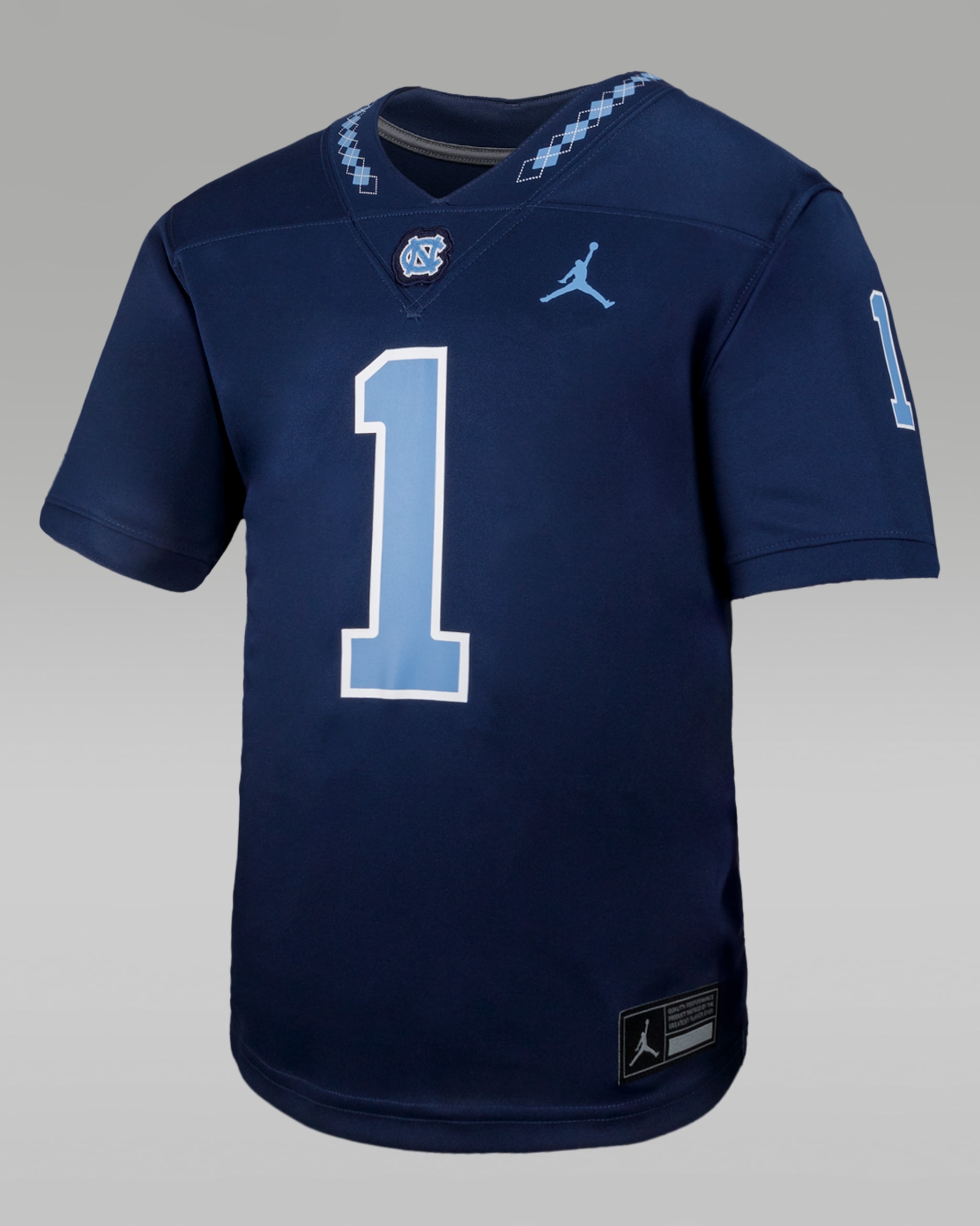 North Carolina Big Kid's Nike College Untouchable Game Jersey - Navy