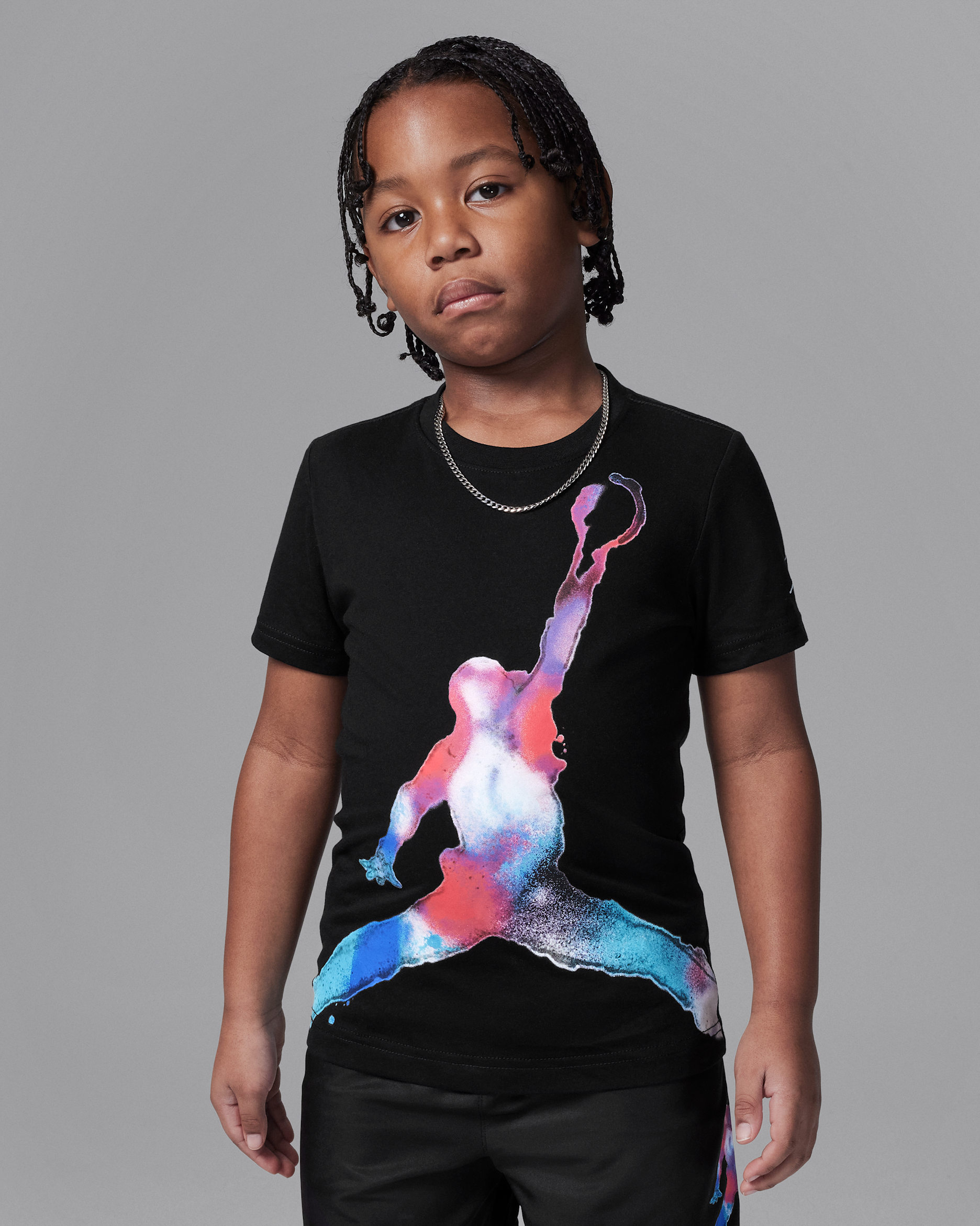 Playera Poolside Jumpman para preescolar Jordan - Negro