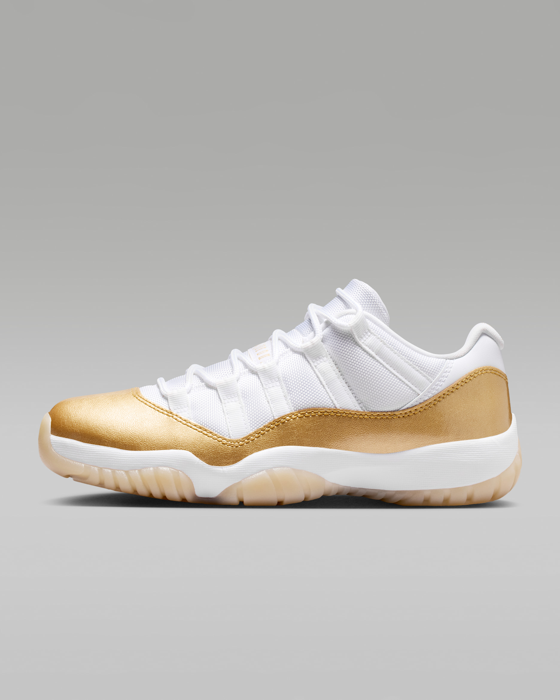 Air Jordan 11 Retro Low Women's Shoes - White/Team Gold/Metallic Gold
