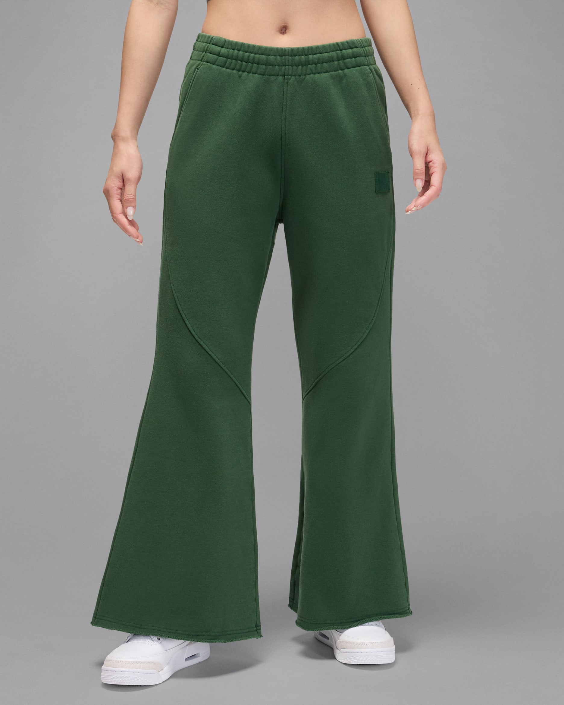 Jordan Flight Fleece Women's Pants - Fir/Midnight Green