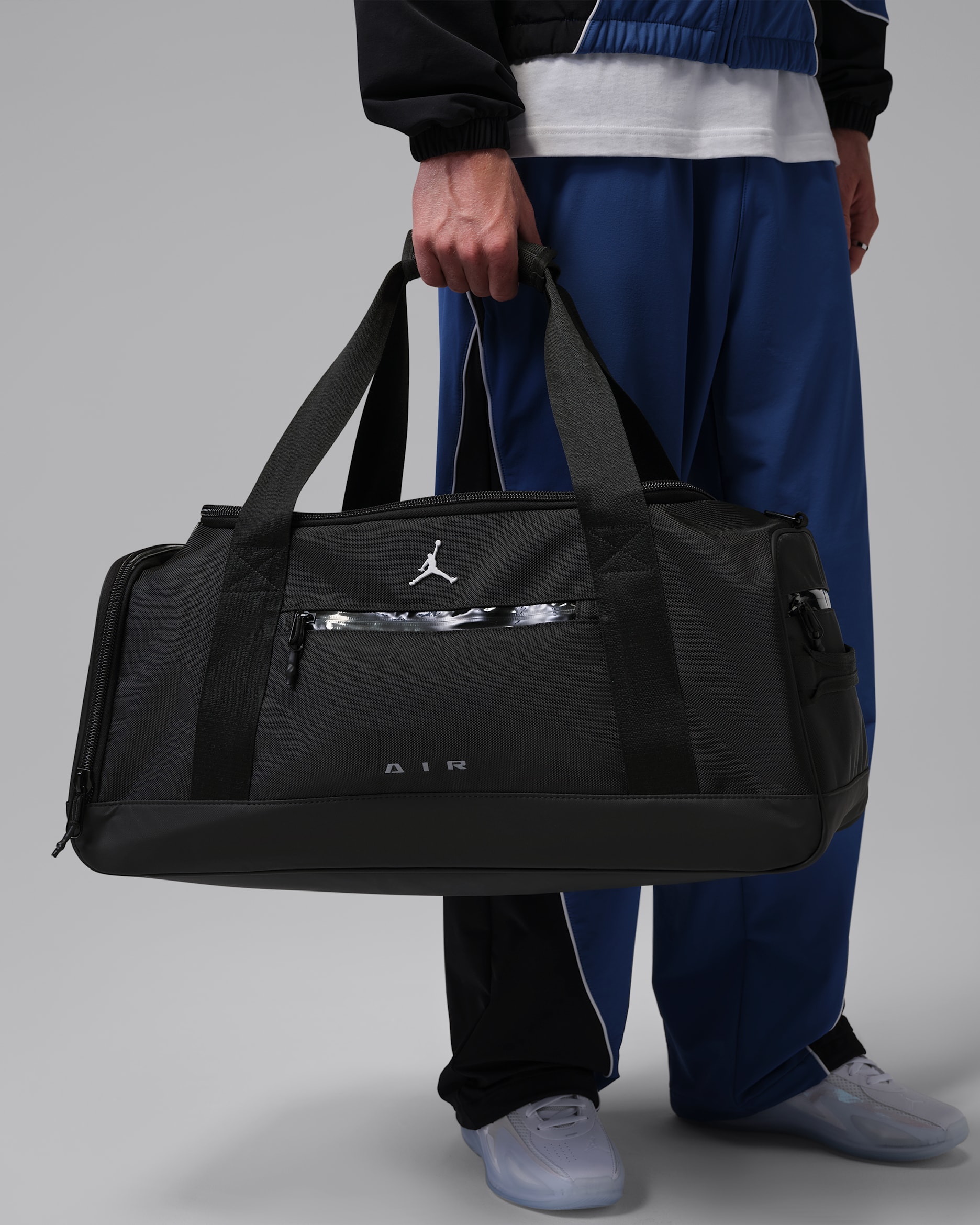 Maleta duffel deportiva (47.5 l) Jordan - Negro/Blanco