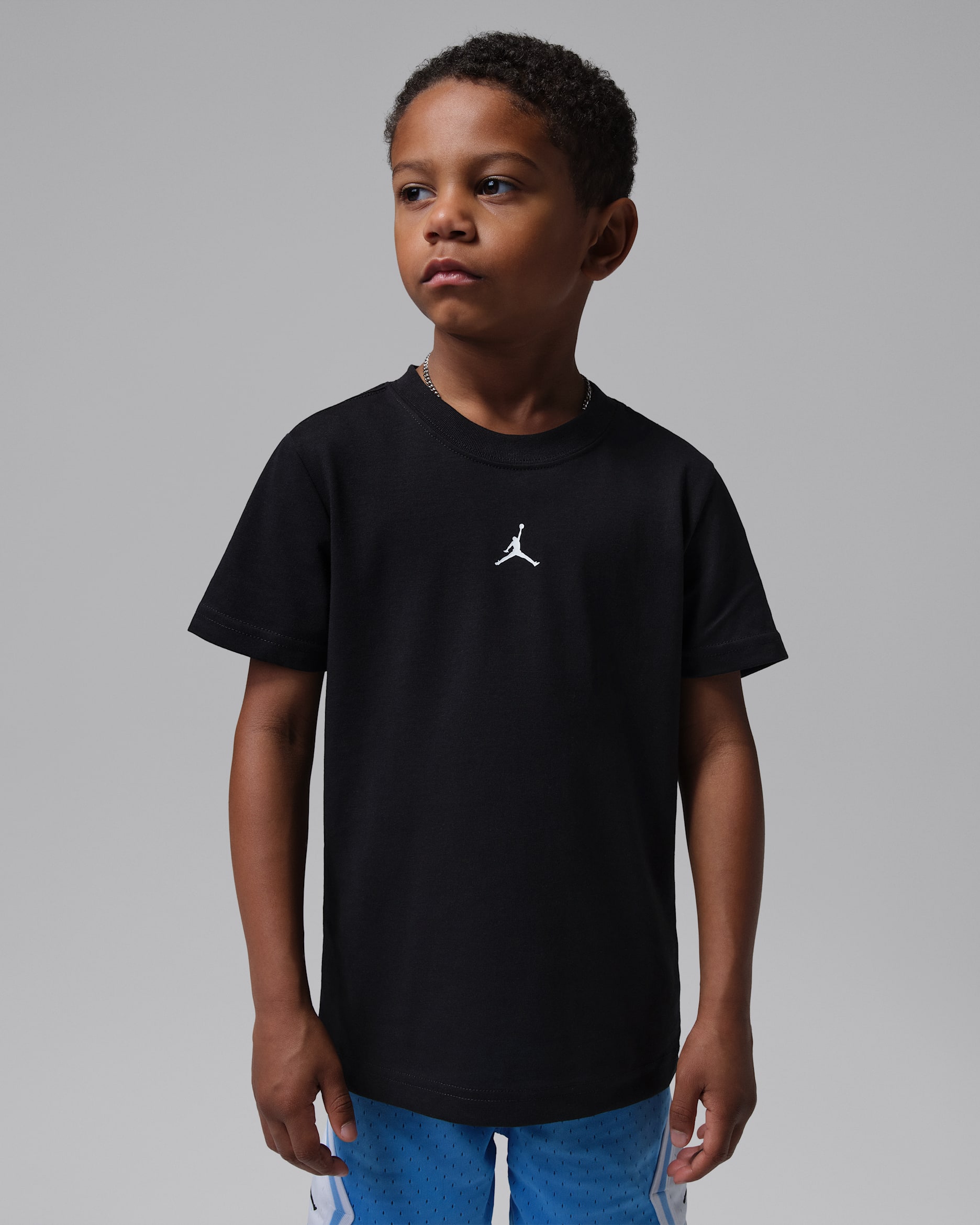 Jordan Little Kids' Dri-FIT Core T-Shirt - Black