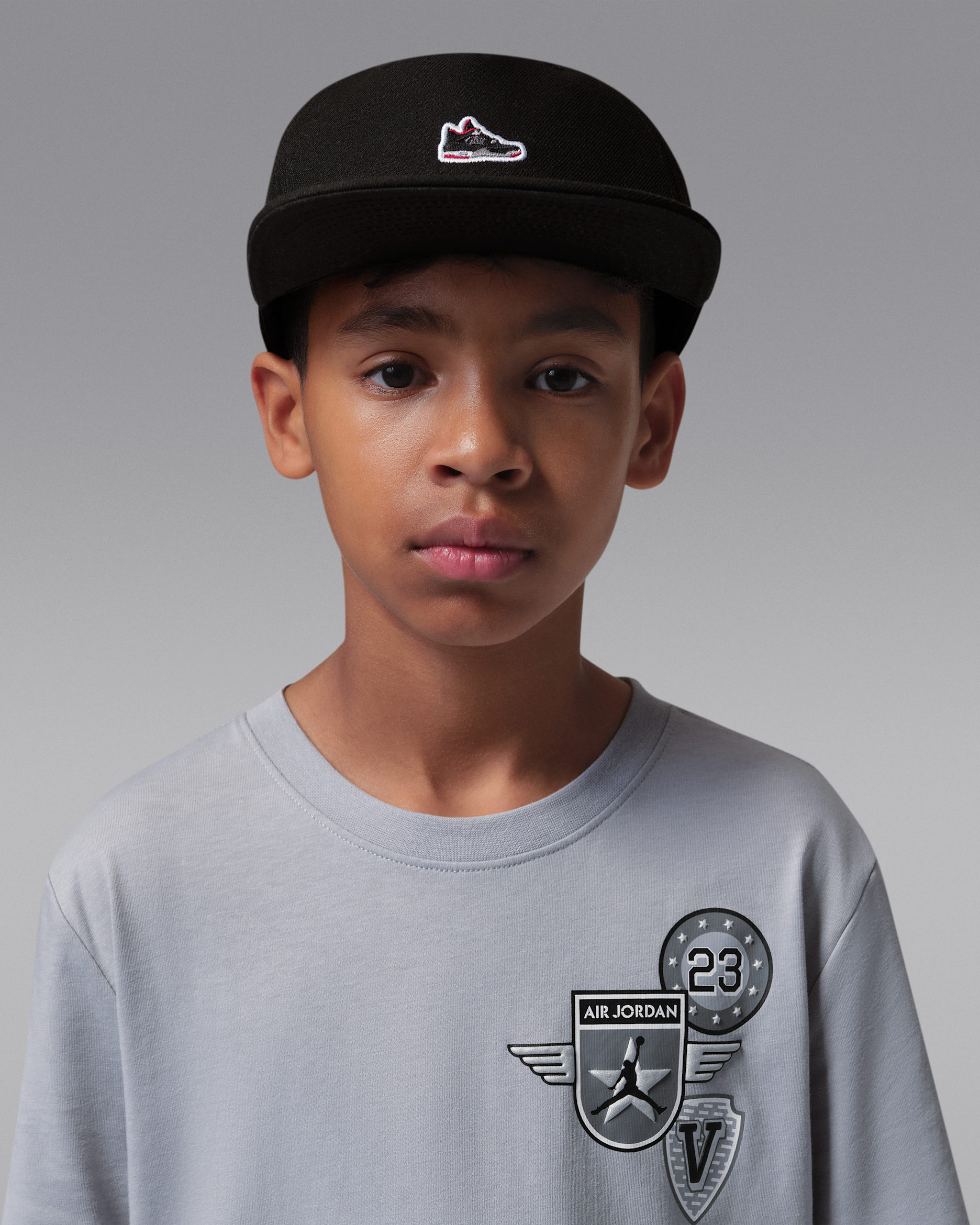 ジョーダン AJ 4 スニーカー パッチ プロ キャップ - ブラック