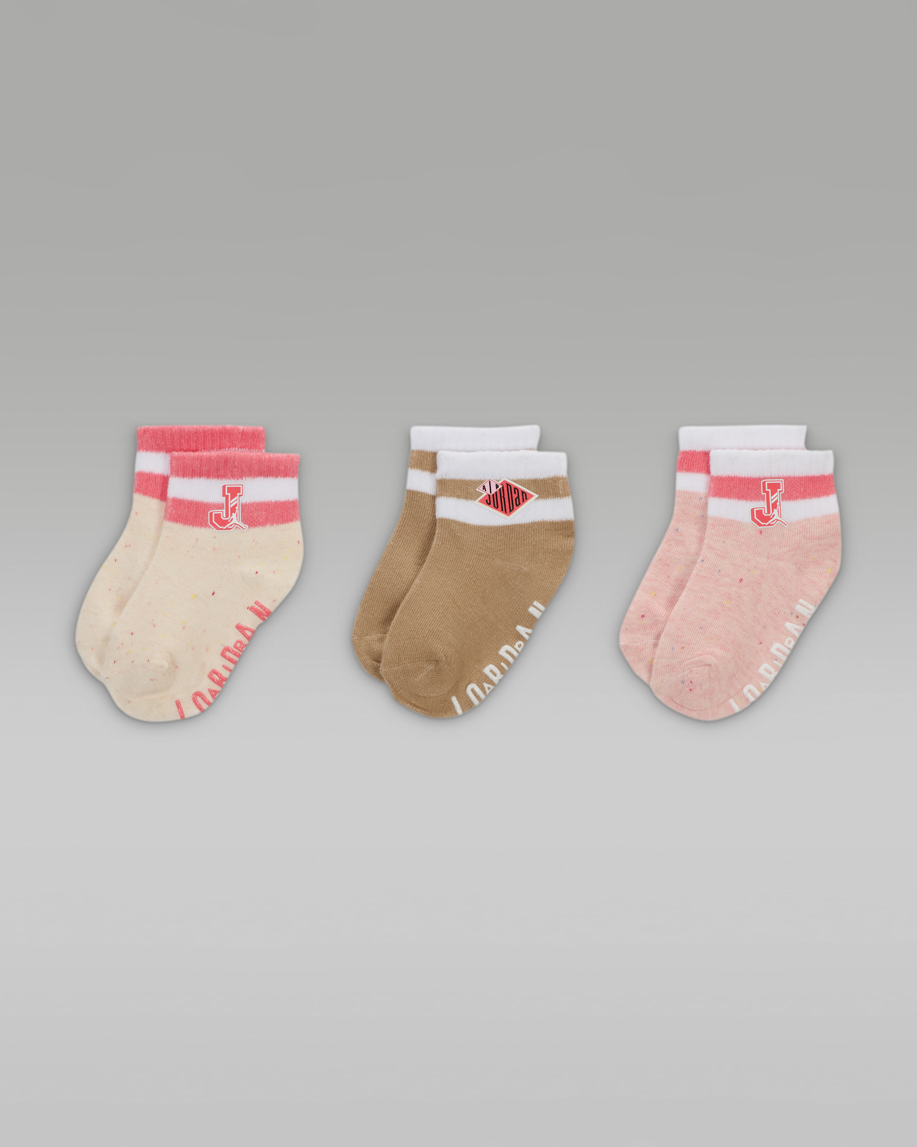 Calcetines Court of Legends adherentes para bebé (12-24 M) (3 pares) Jordan - Camuflaje del desierto