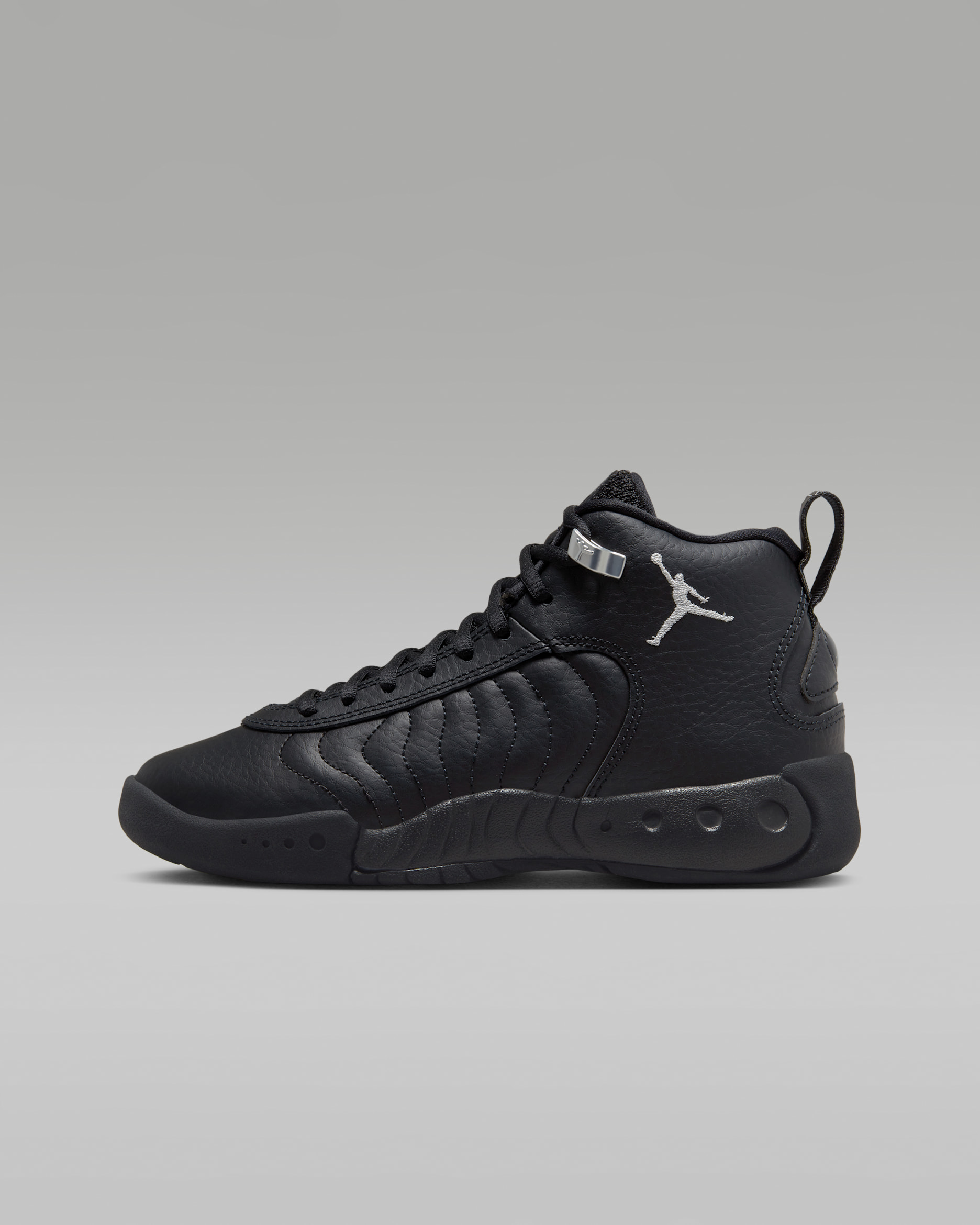 Calzado para niños talla grande Jordan Jumpman Pro - Negro/Plata metalizado/Blanco