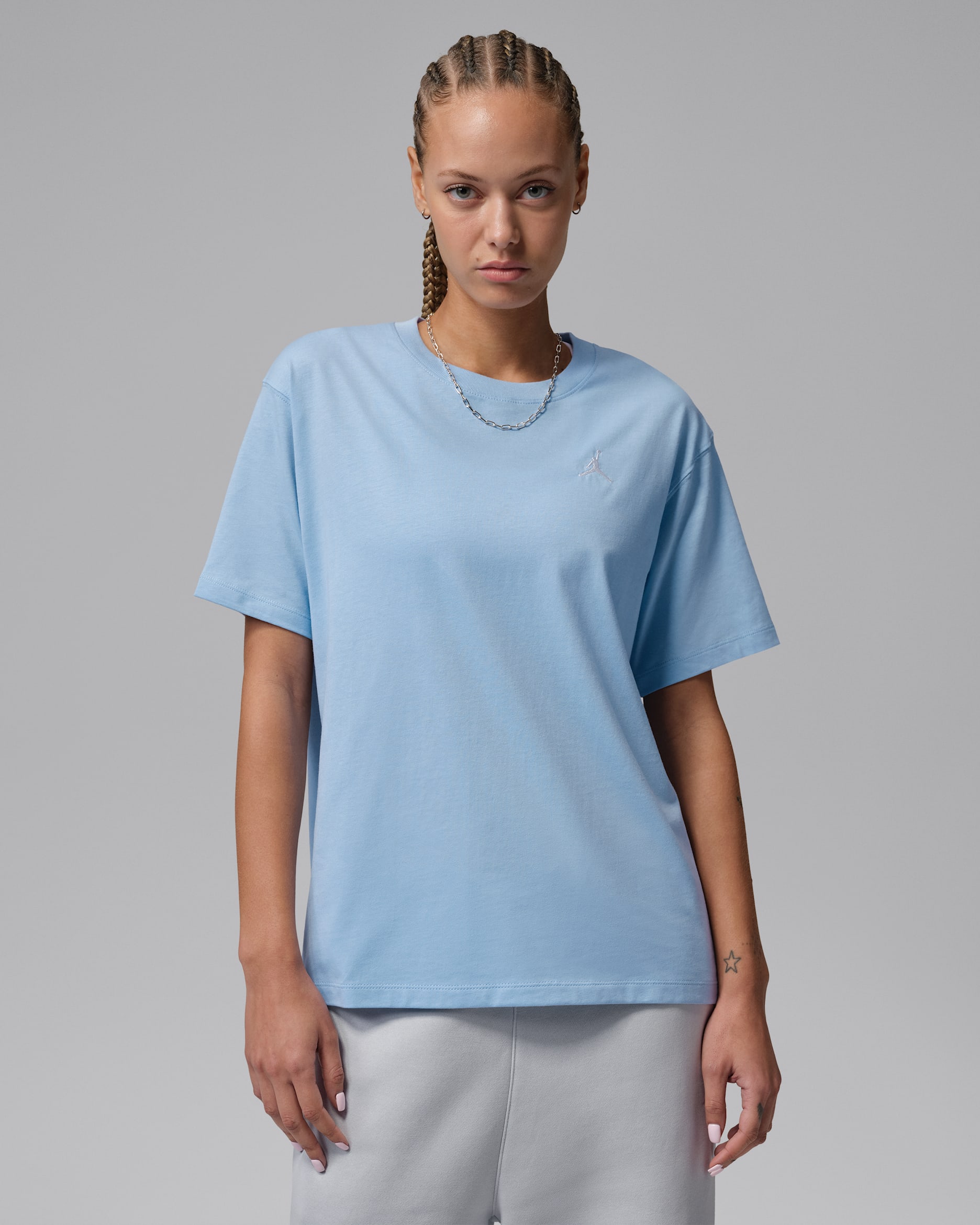 Playera para mujer Jordan Essentials - Azul psíquico/Blanco