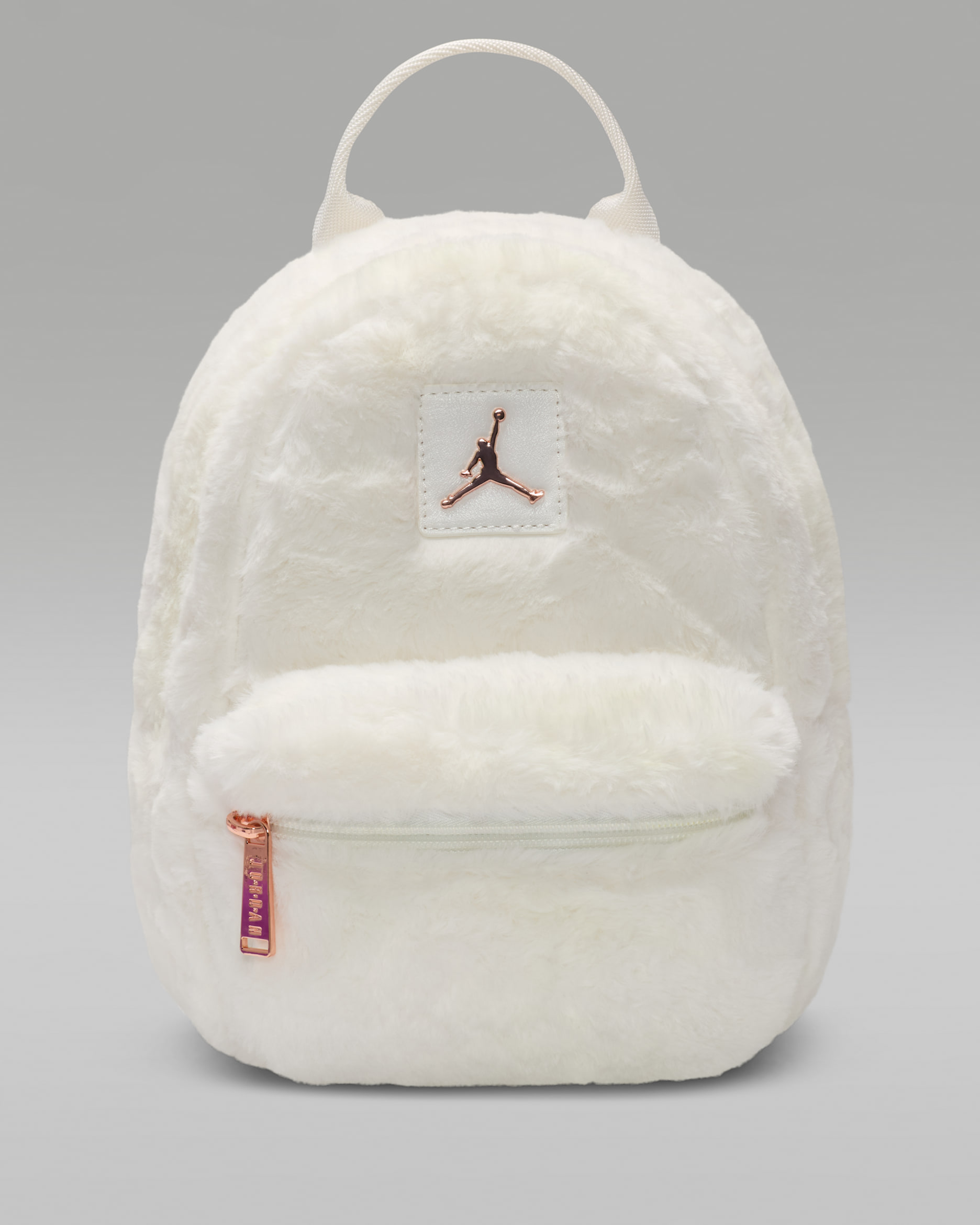Jordan Big Kids' Faux Fur Mini Backpack (4L) - Sail