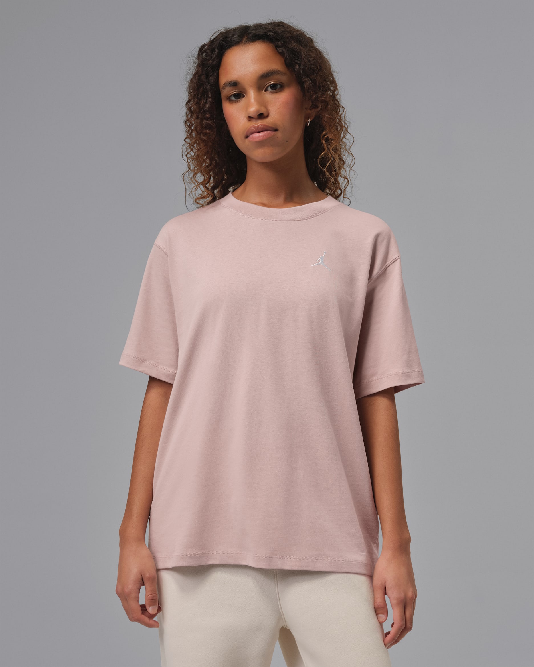 Jordan Essentials damestop - Particle Rose/Wit