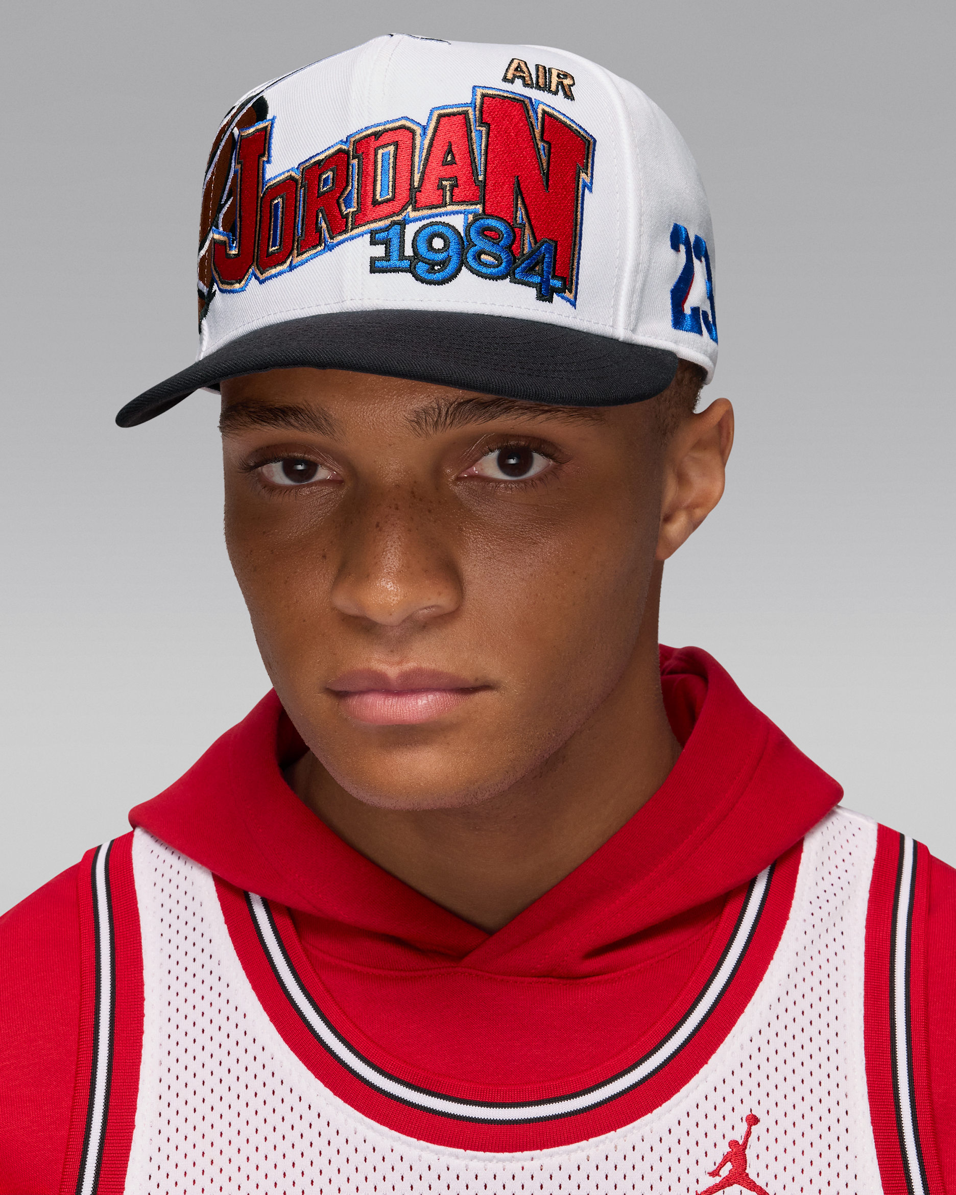 Gorra con estructura Jordan Pro - Blanco/Antracita/Negro