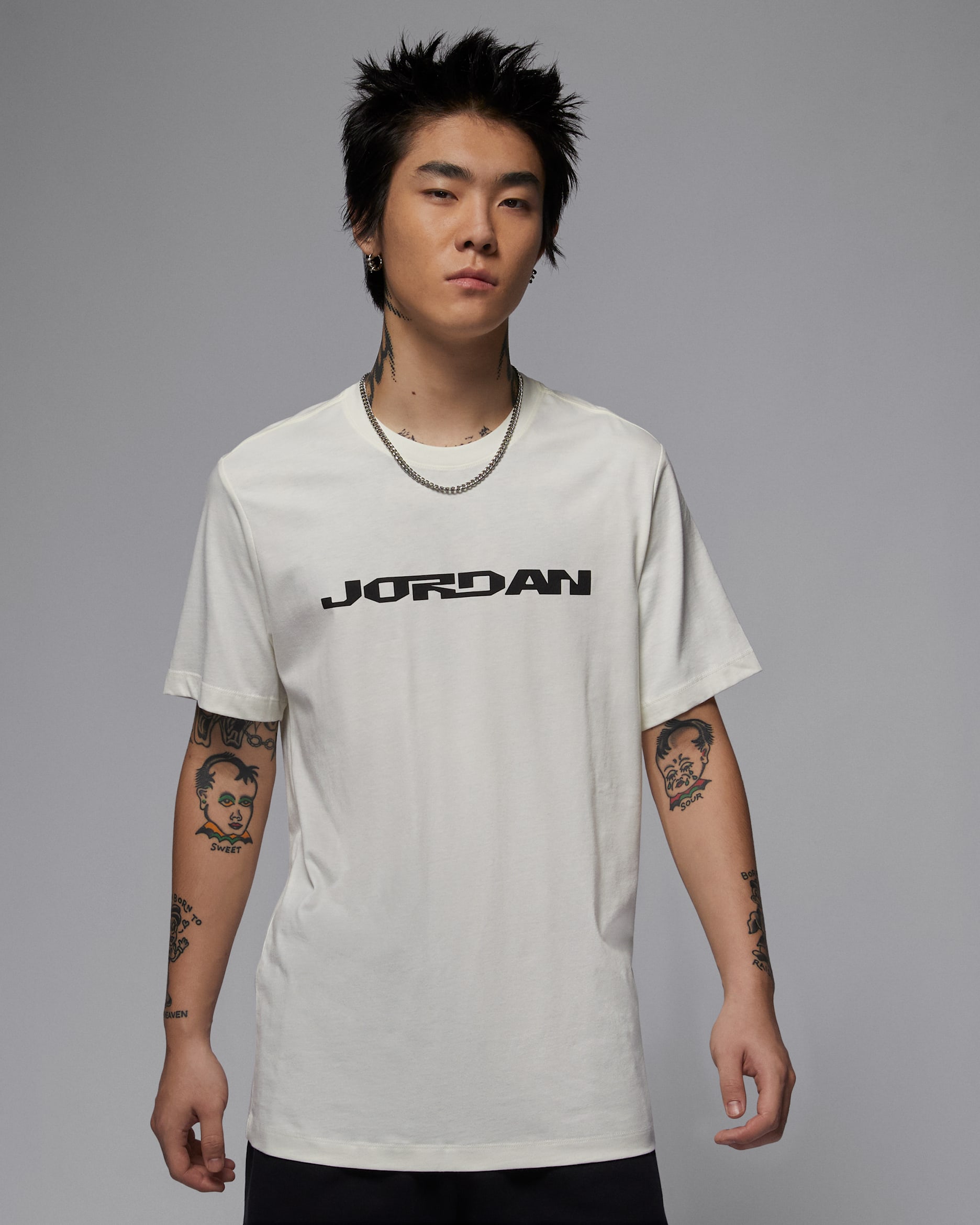 Jordan MVP Men's T-Shirt - Sail/Black
