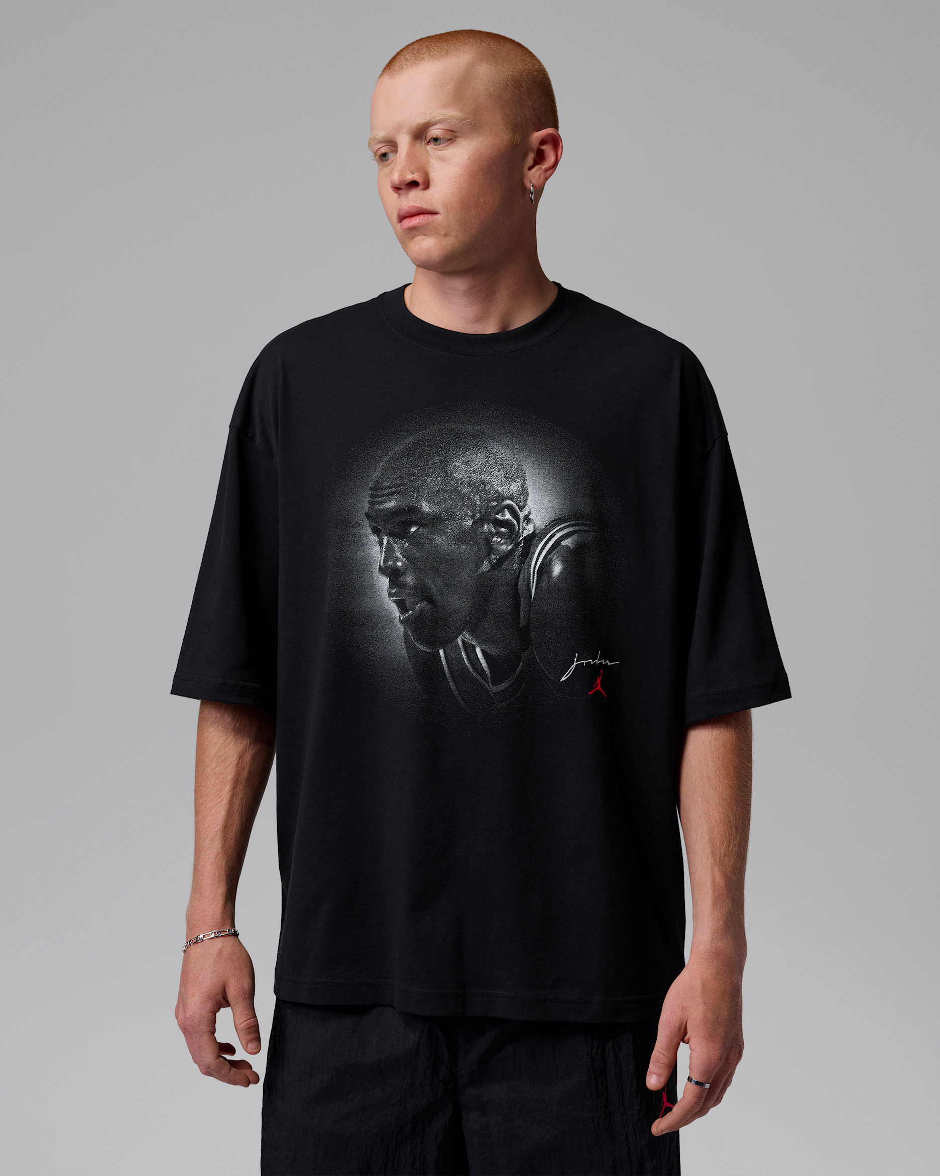 Jordan Flight Essentials Men's Oversized T-Shirt - Black