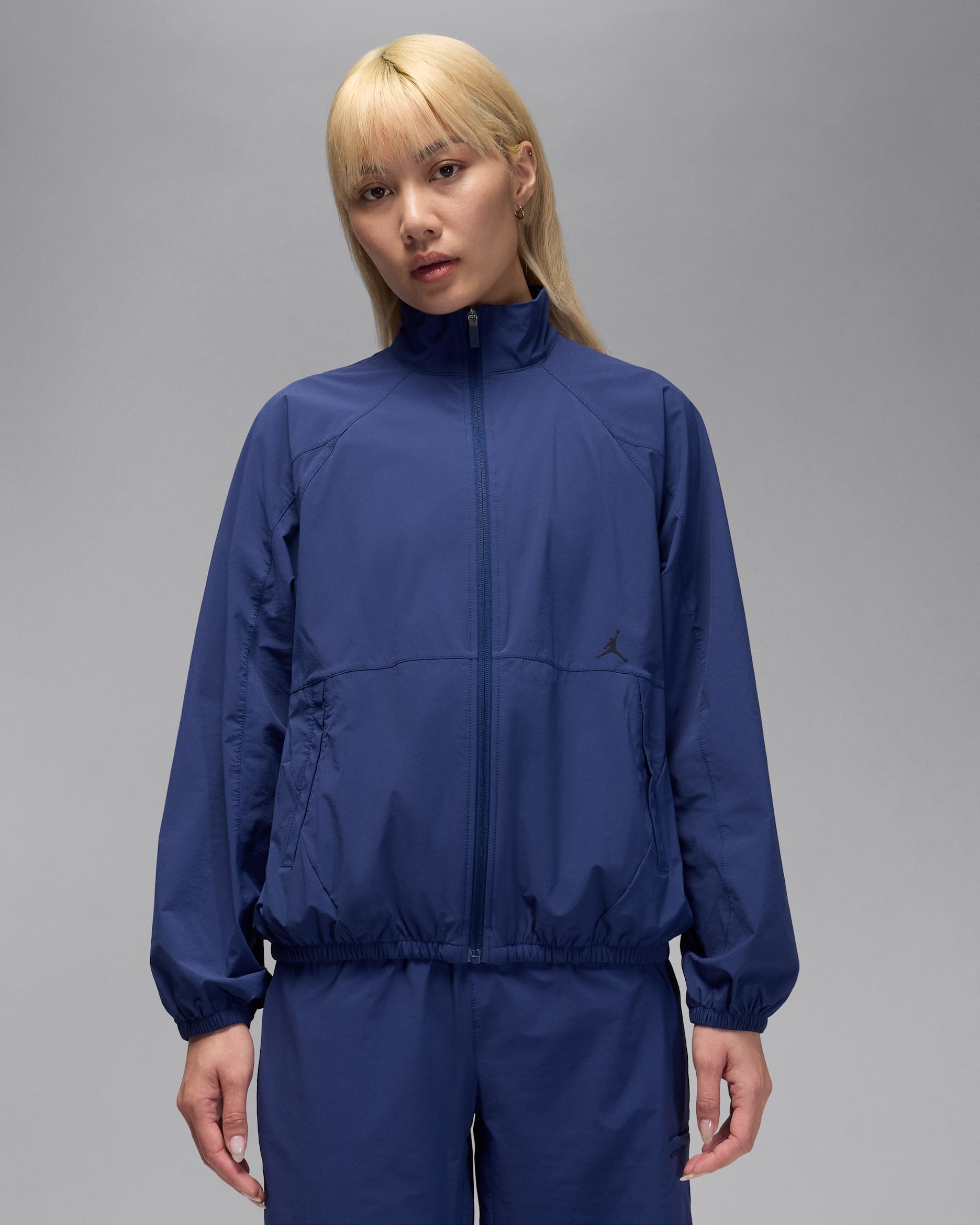 ジョーダン スポーツ ウィメンズ Dri-FIT トンネル ジャケット - ブルーボイド/ブラック